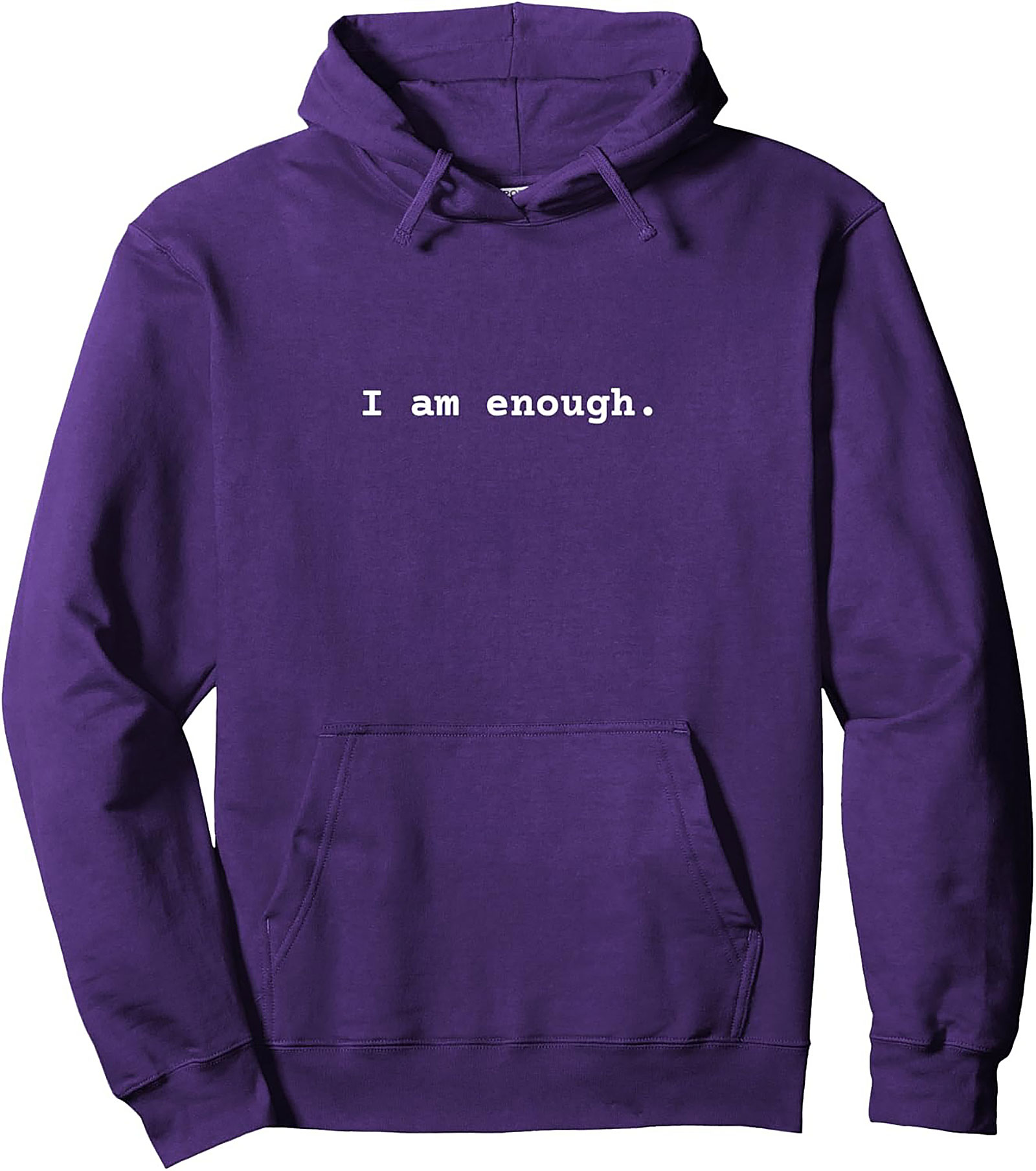  "I Am Enough" Mental Health Affirmation Hoodie | Cozy Pullover