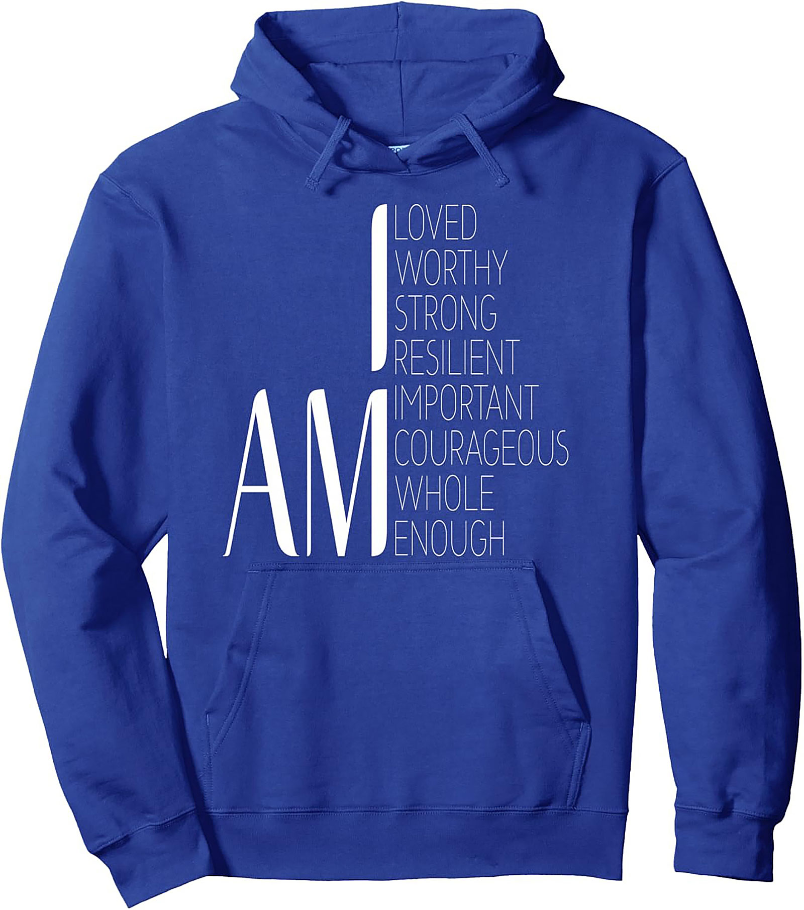  I Am Positive Affirmations Hoodie Self-Love Graphic Pullover