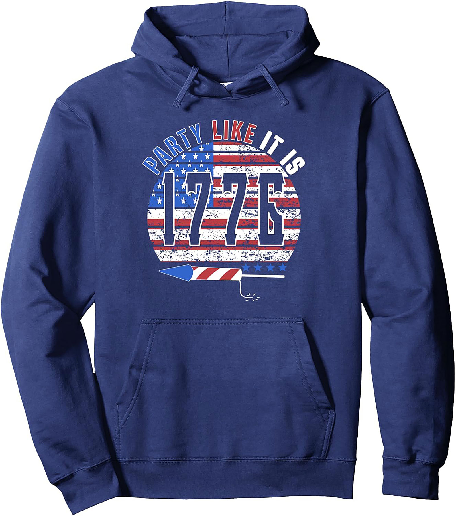 Party Like It Is 1776 Patriotic Hoodie | Unisex Graphic Pullover