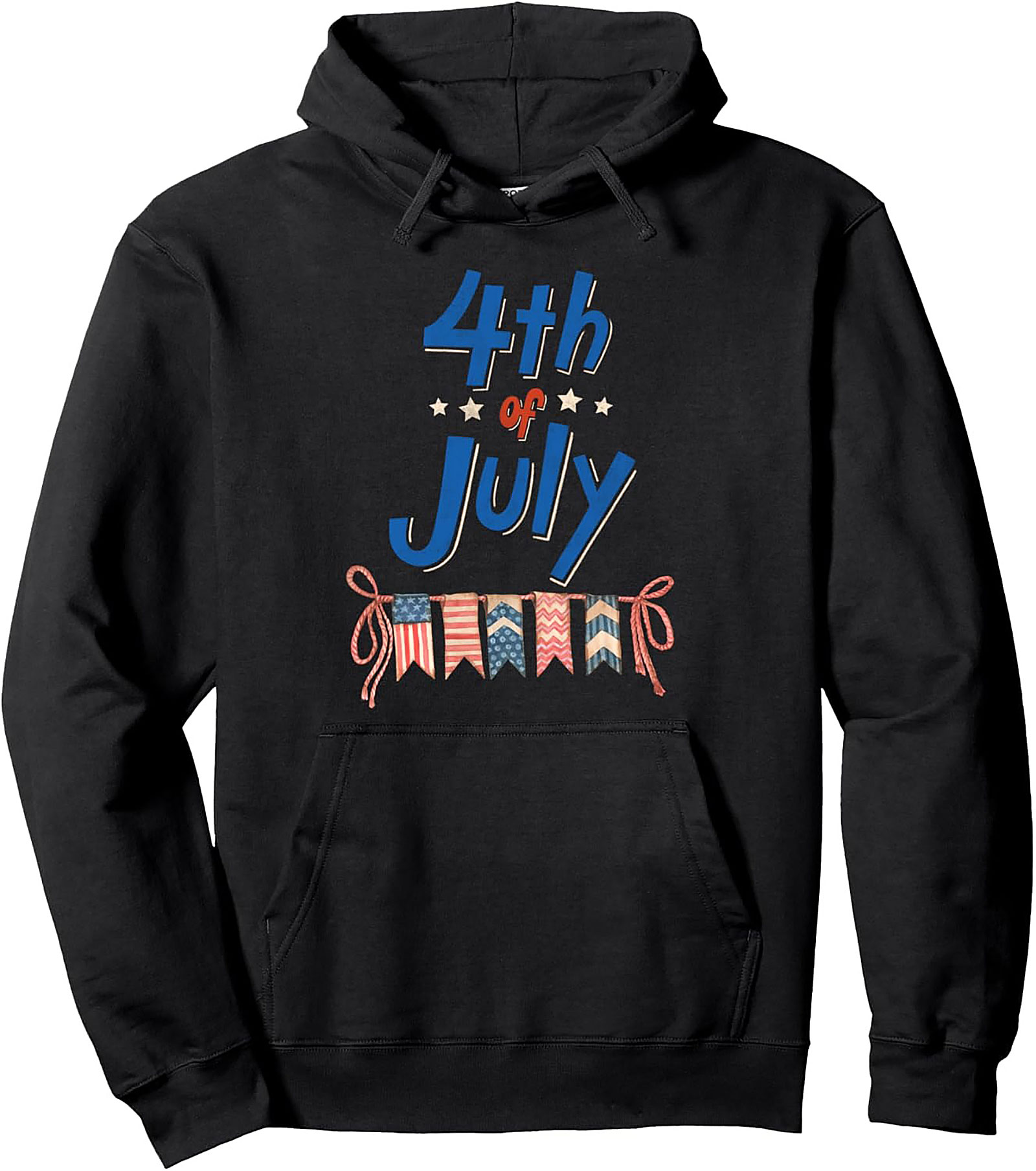 4th of July Graphic Hoodie | Patriotic Pullover Sweatshirt