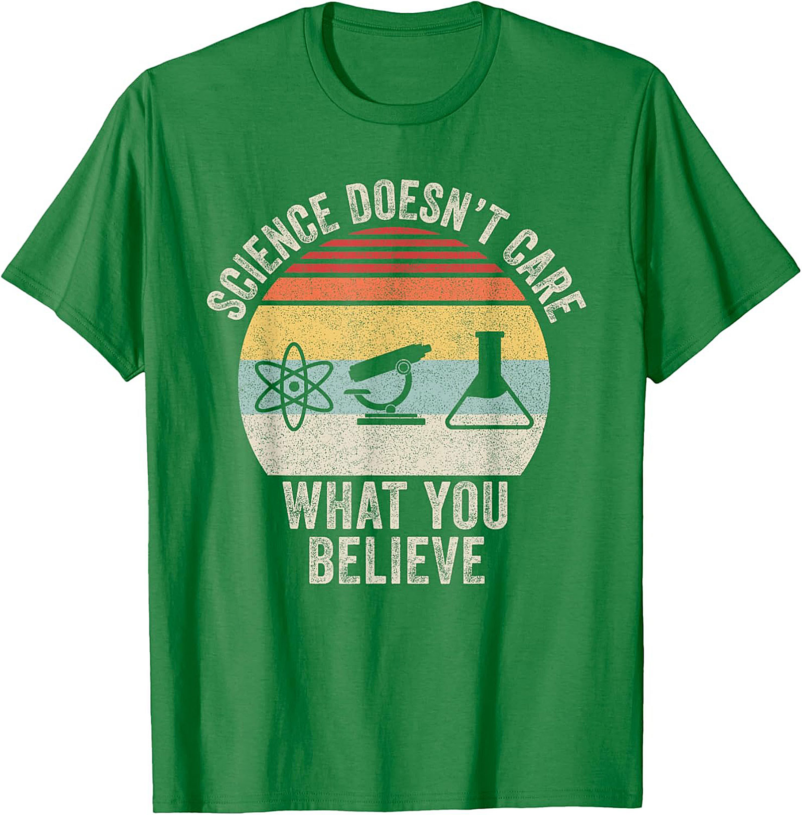 Science Doesn't Care What You Believe Retro Graphic Tee