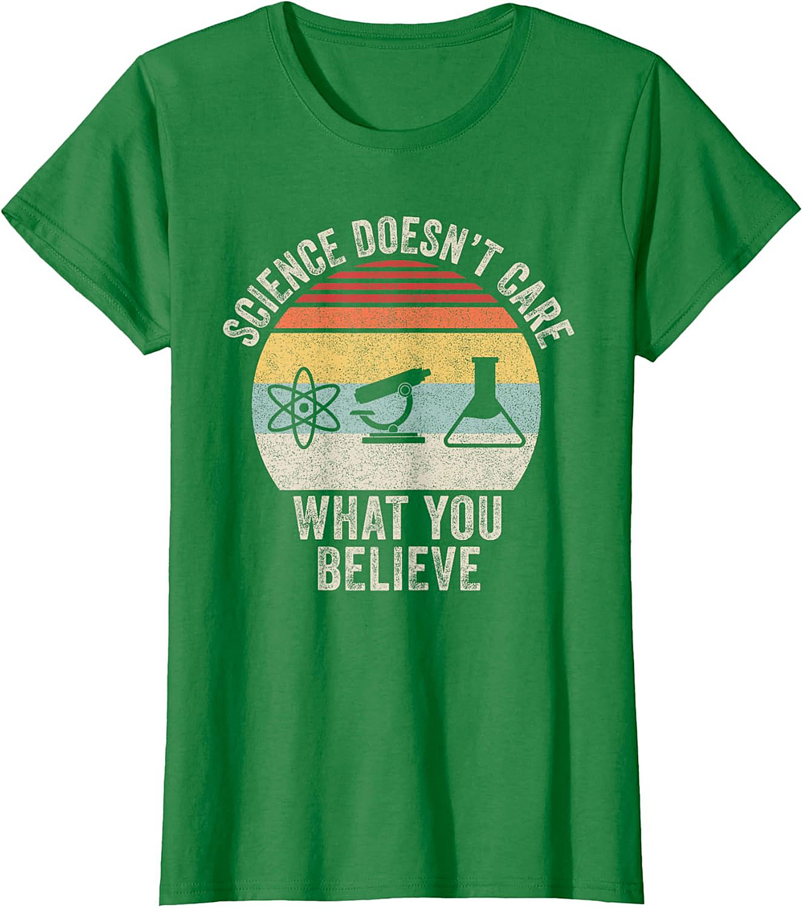 Science Doesn't Care What You Believe Retro Graphic Tee