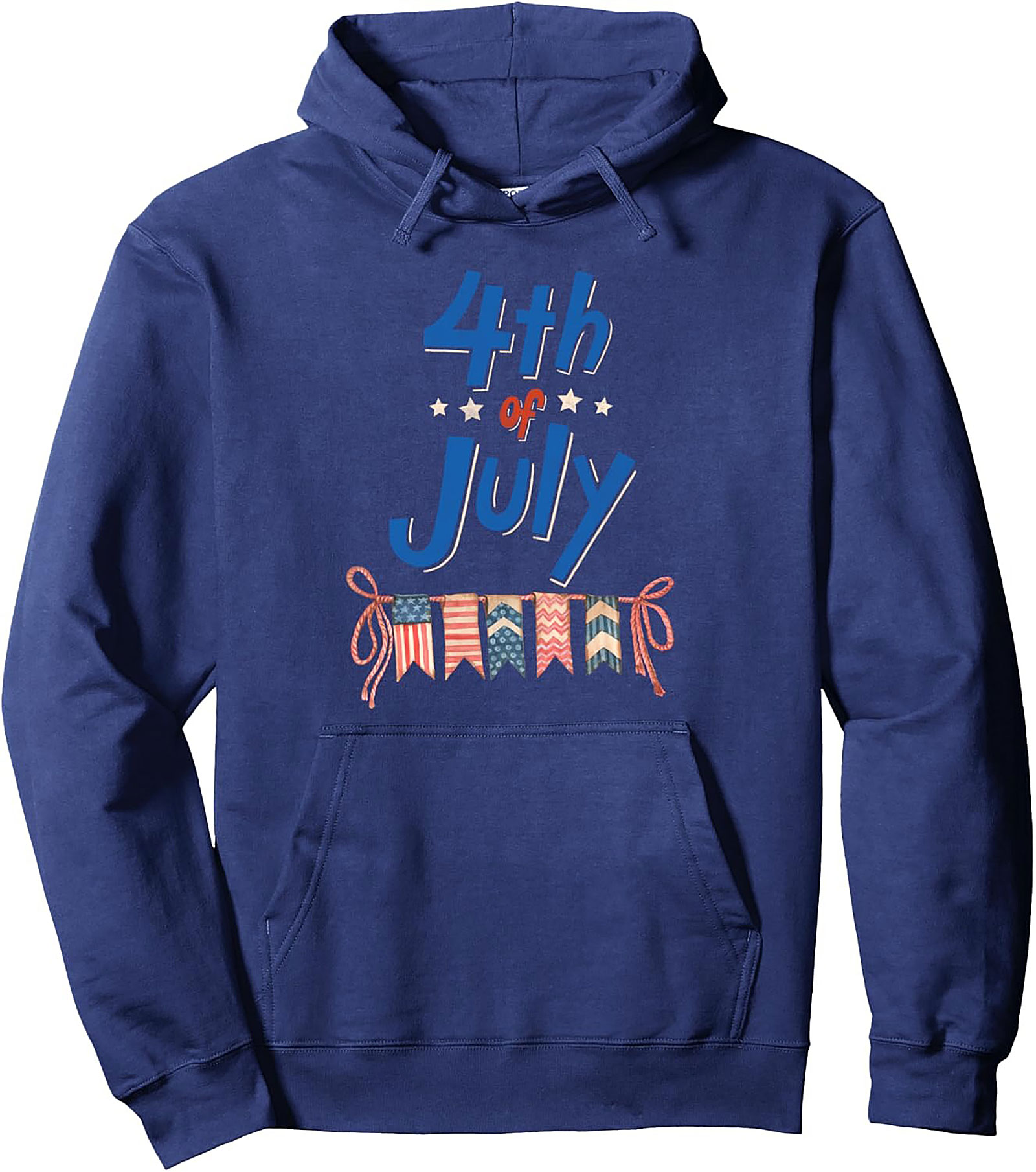 4th of July Graphic Hoodie | Patriotic Pullover Sweatshirt