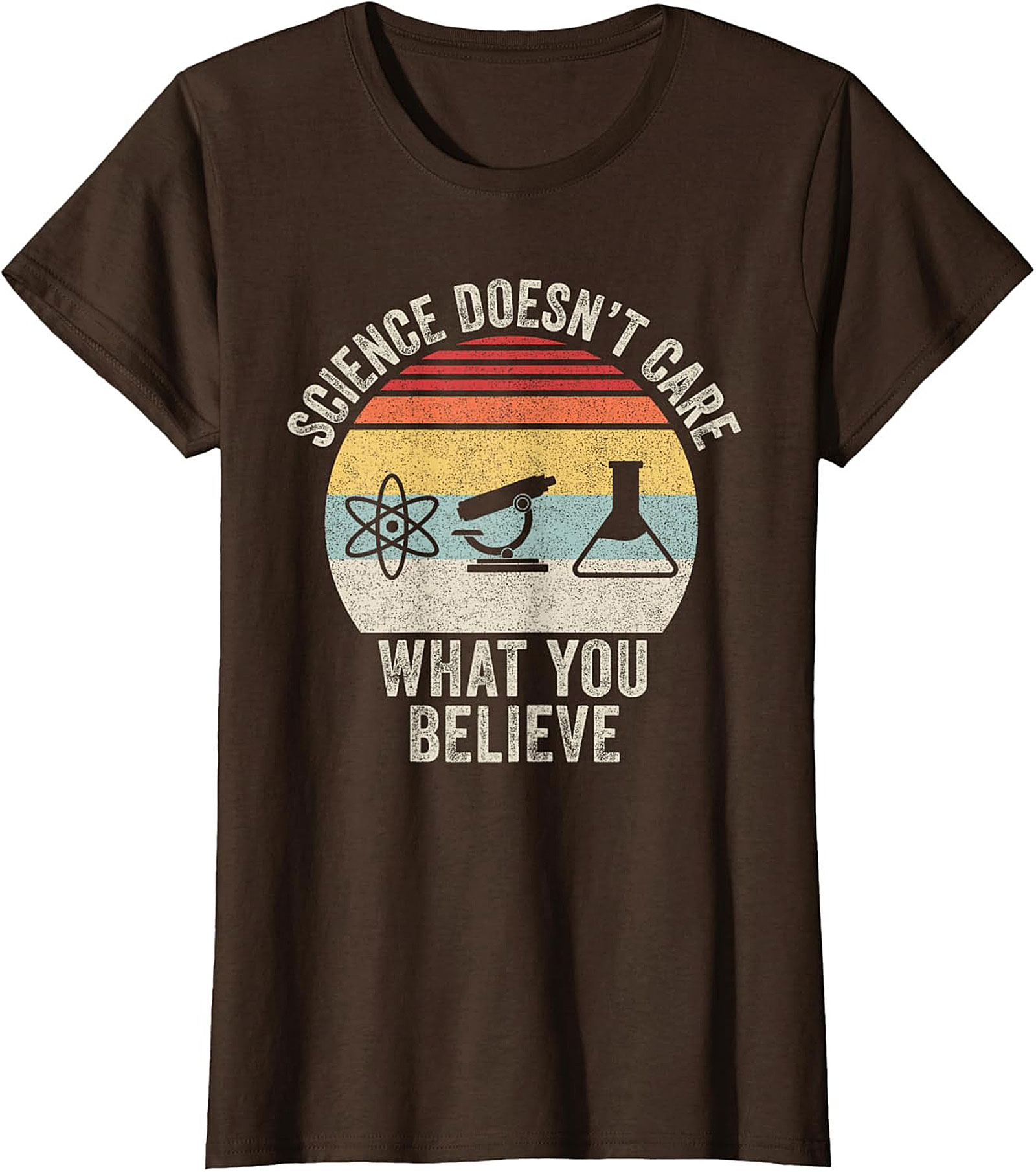 Science Doesn't Care What You Believe Retro Graphic Tee