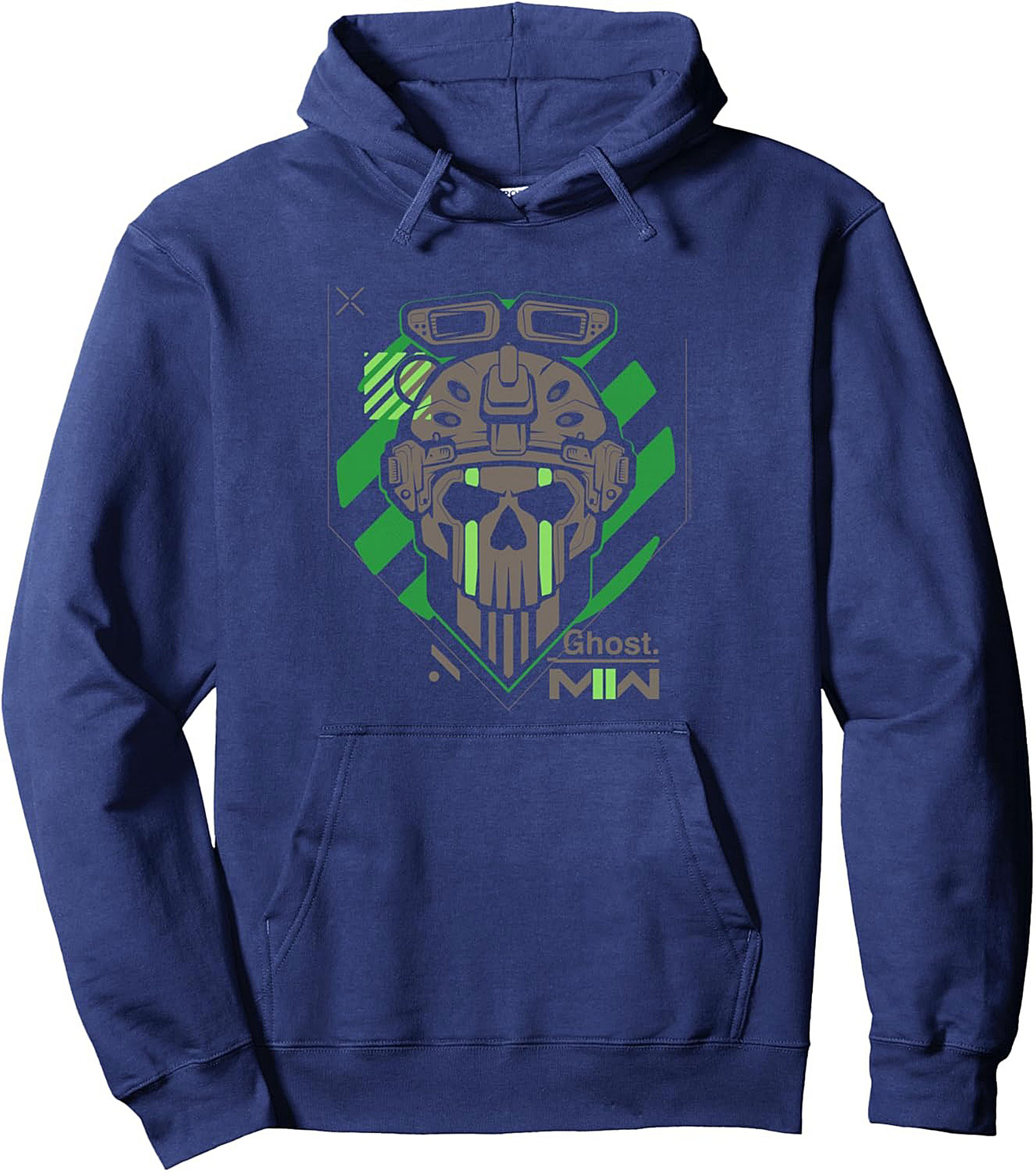 Call of Duty Ghost MWII Tactical Skull Graphic Hoodie