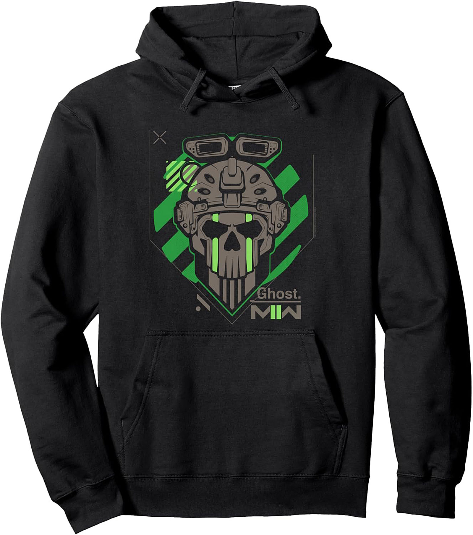 Call of Duty Ghost MWII Tactical Skull Graphic Hoodie
