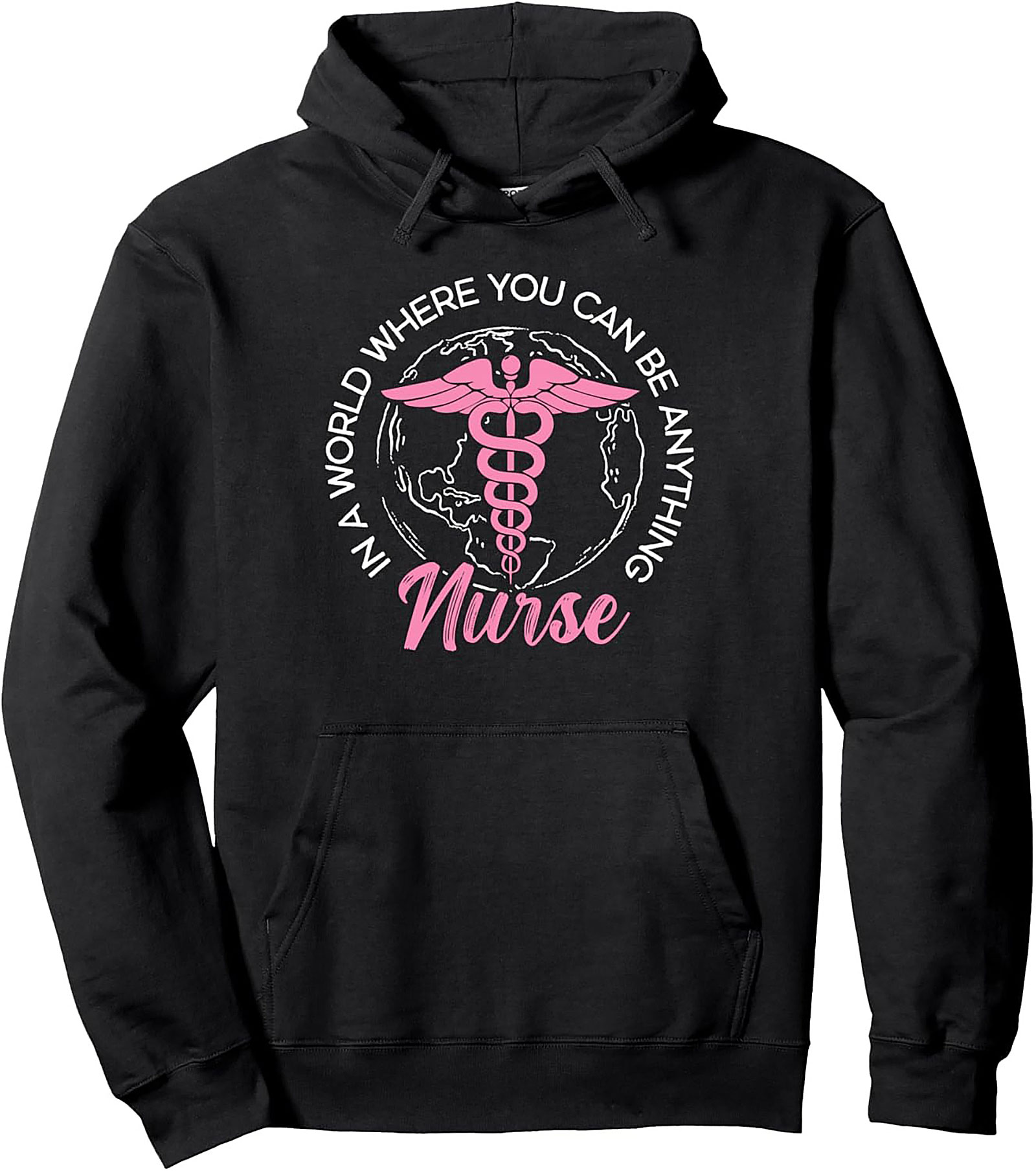  Be A Nurse Hoodie Cozy Graphic Pullover for Healthcare