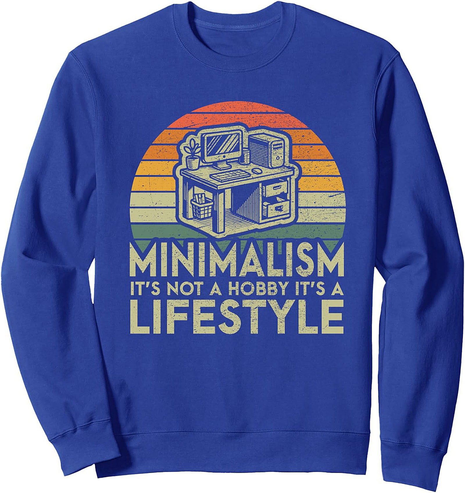 Minimalism Lifestyle Vintage Graphic Sweatshirt