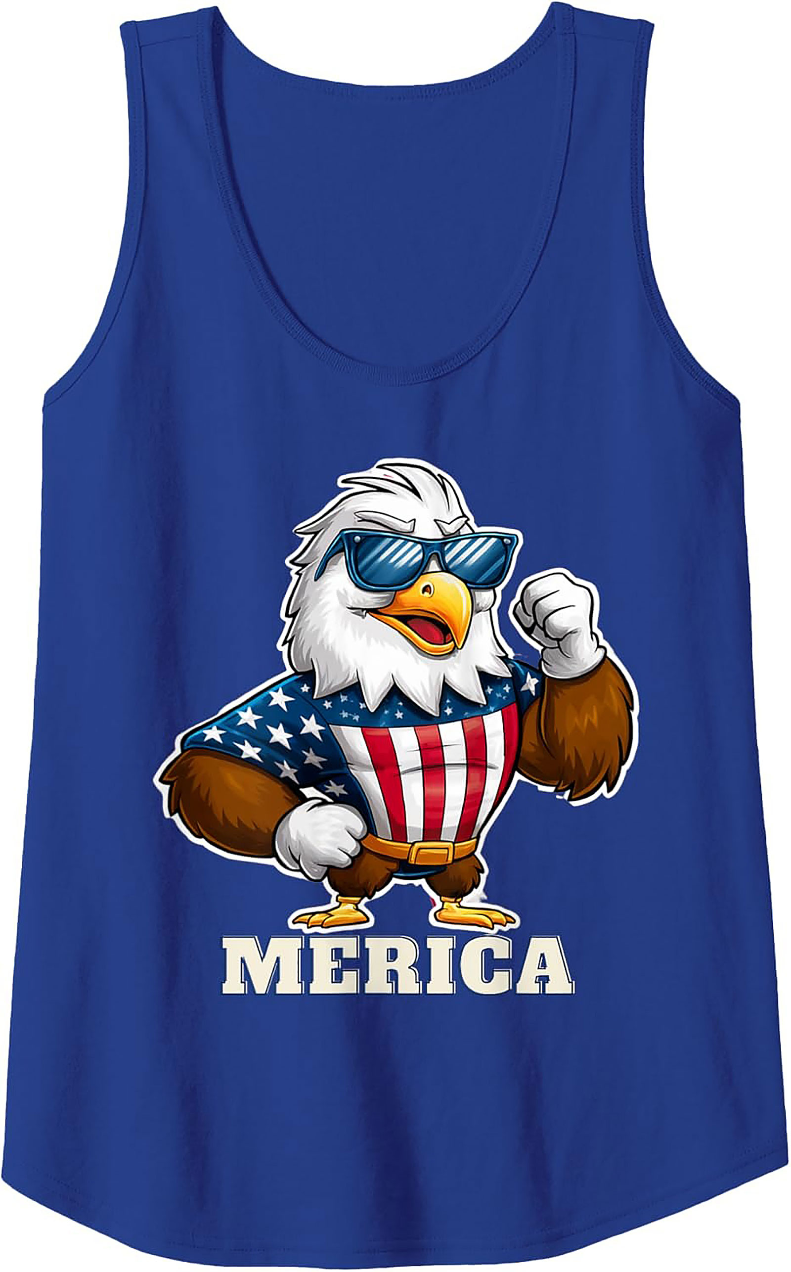 Patriotic Eagle 'Merica Graphic Tank Top | Unisex Summer Tee