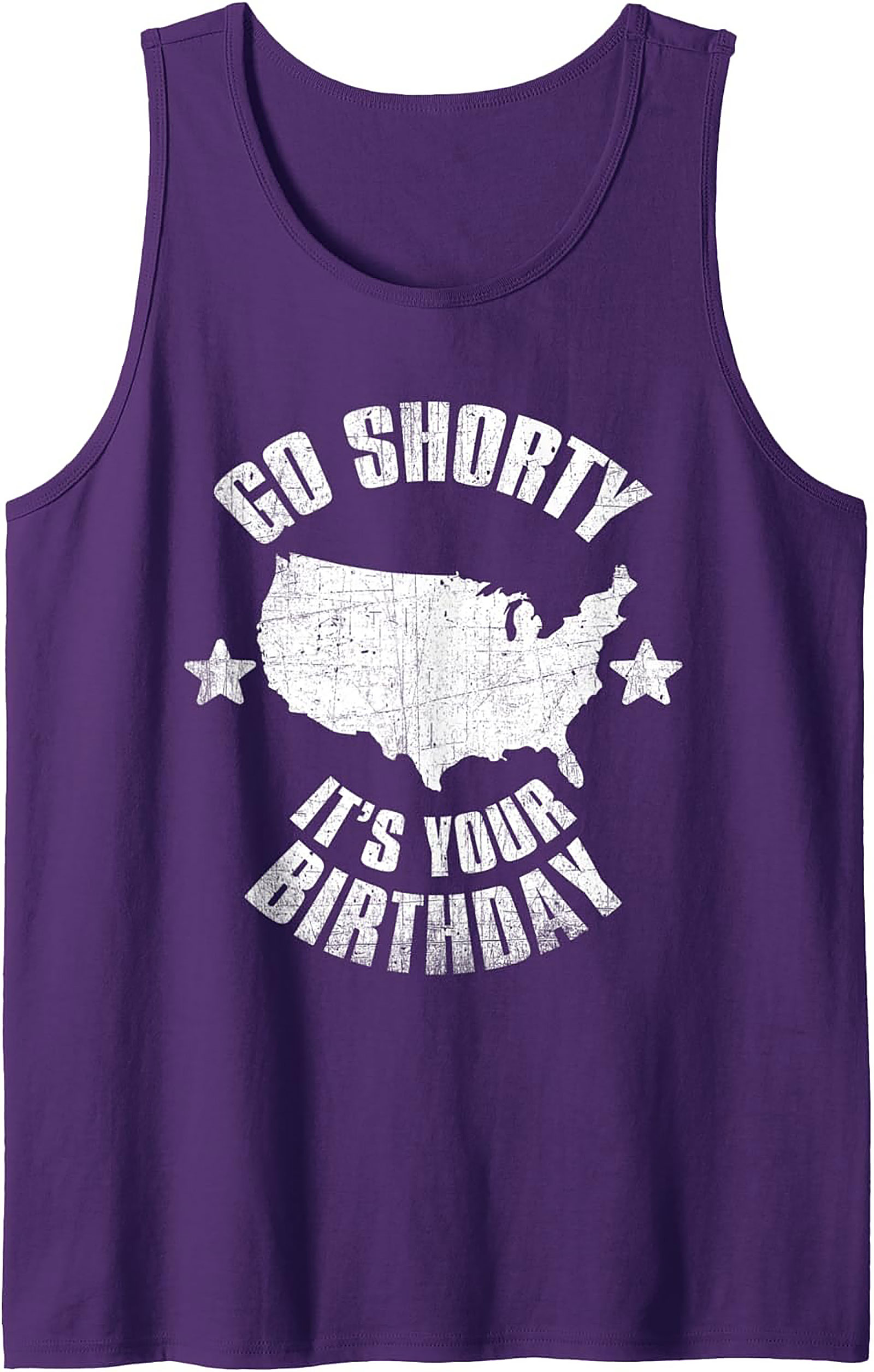 Go Shorty It's Your Birthday USA Graphic Tank Top - Unisex