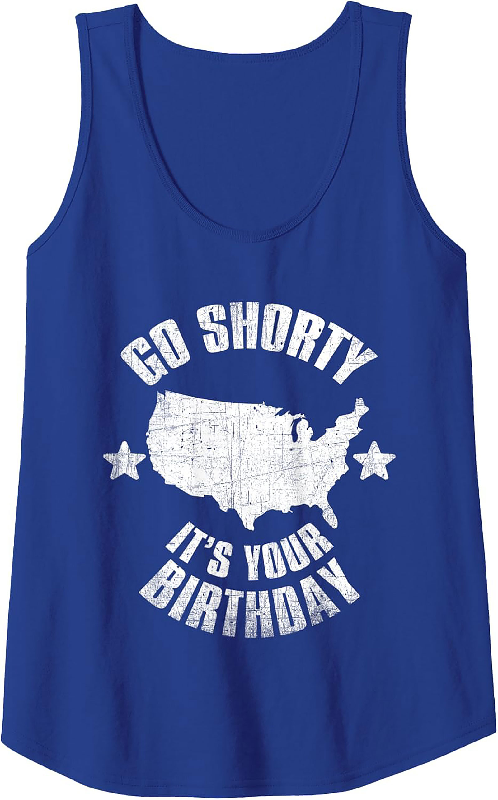 Go Shorty It's Your Birthday USA Graphic Tank Top - Unisex