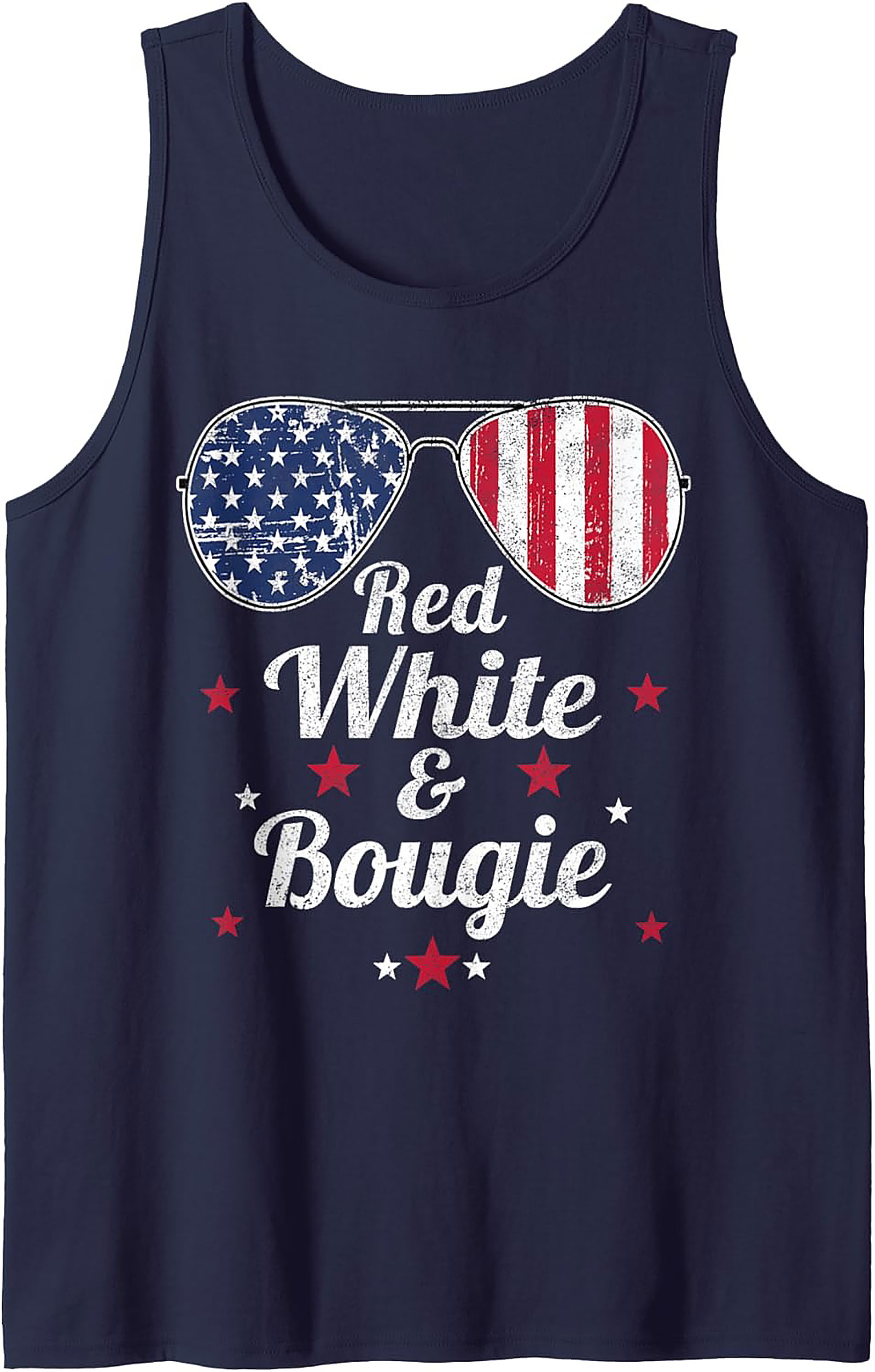 Red White & Bougie Patriotic Tank Top - Sassy Summer Style