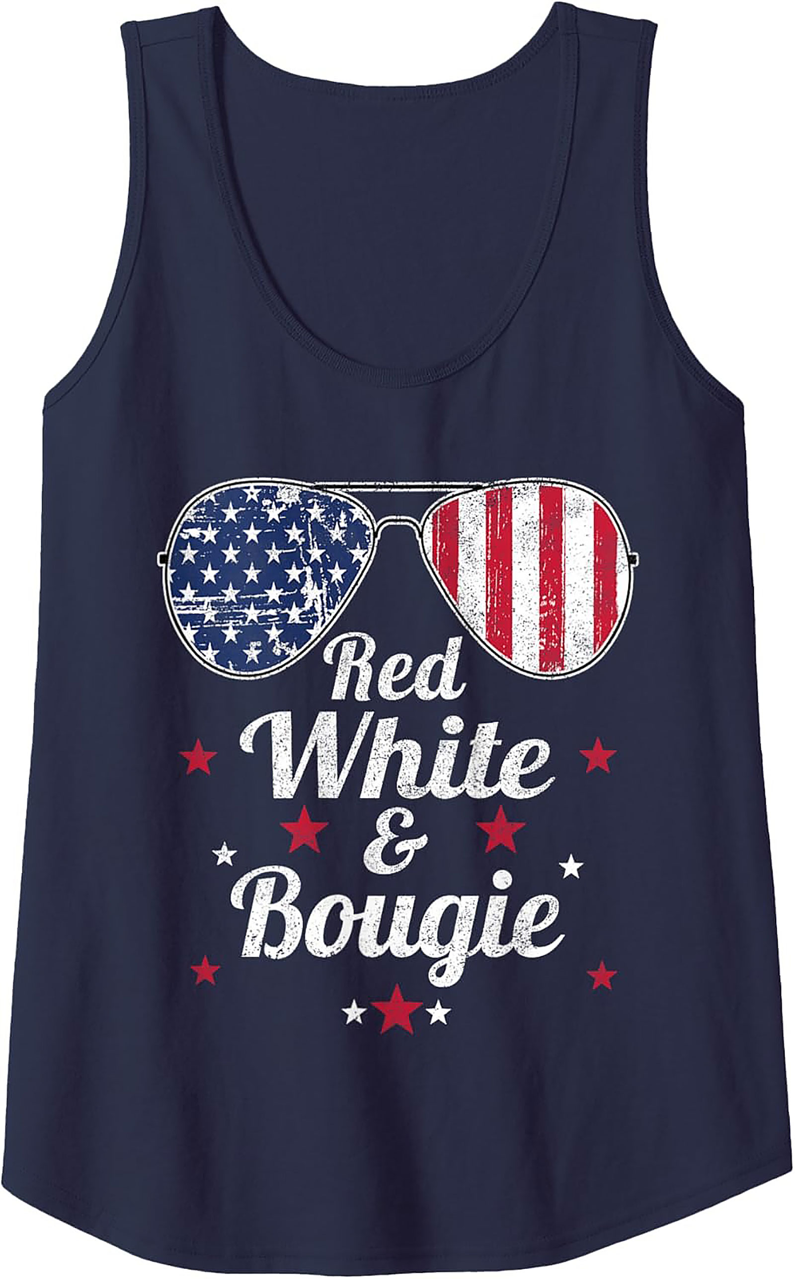 Red White & Bougie Patriotic Tank Top - Sassy Summer Style