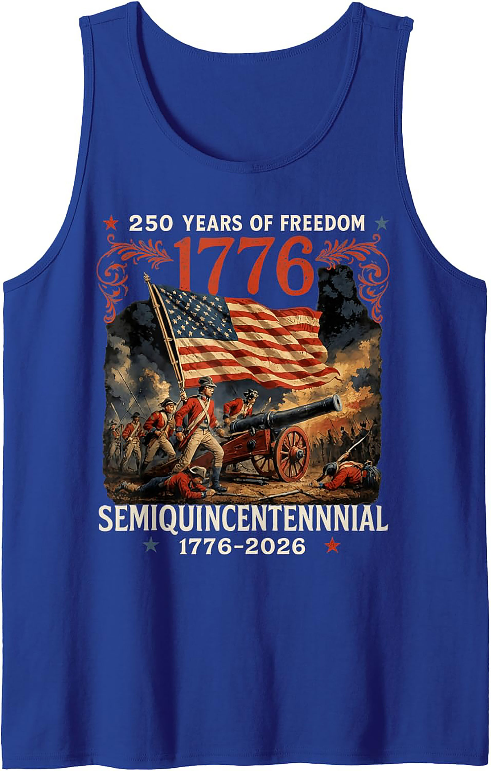 1776 Semiquincentennial 250 Years of Freedom Tank Top
