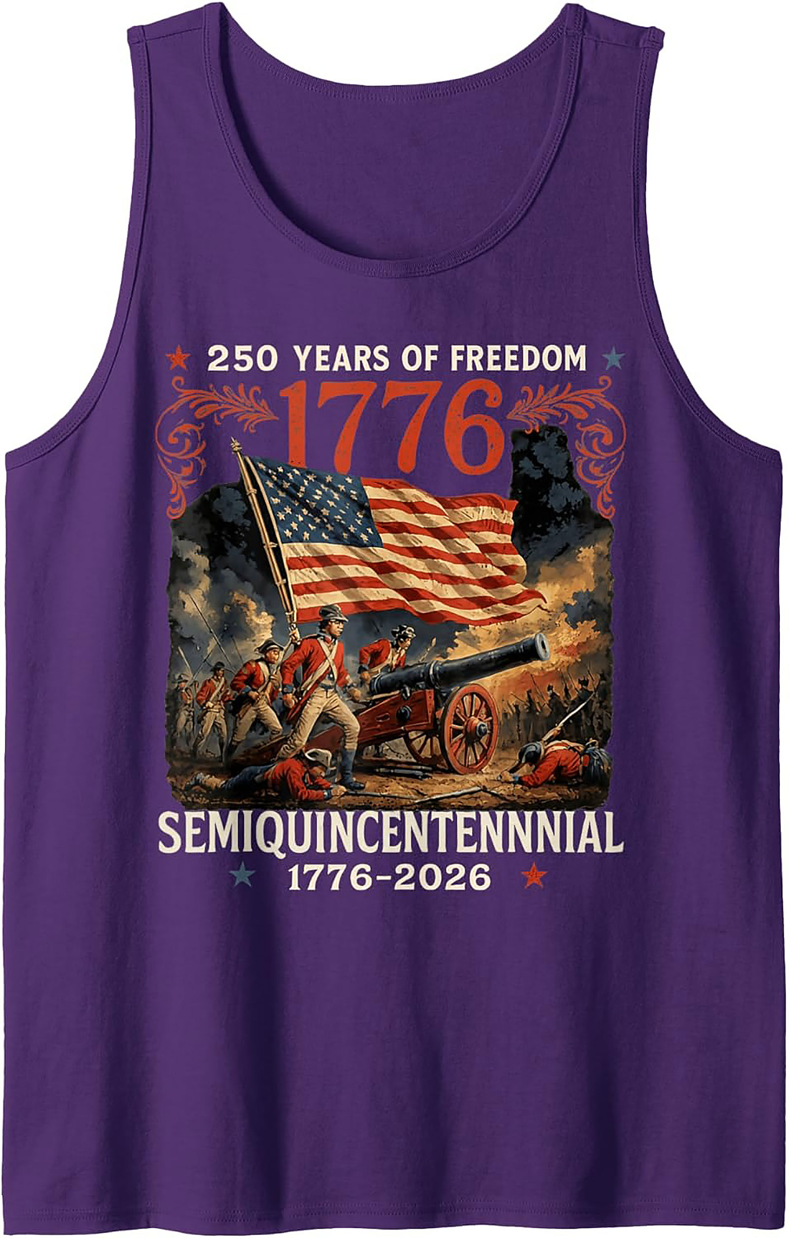 1776 Semiquincentennial 250 Years of Freedom Tank Top