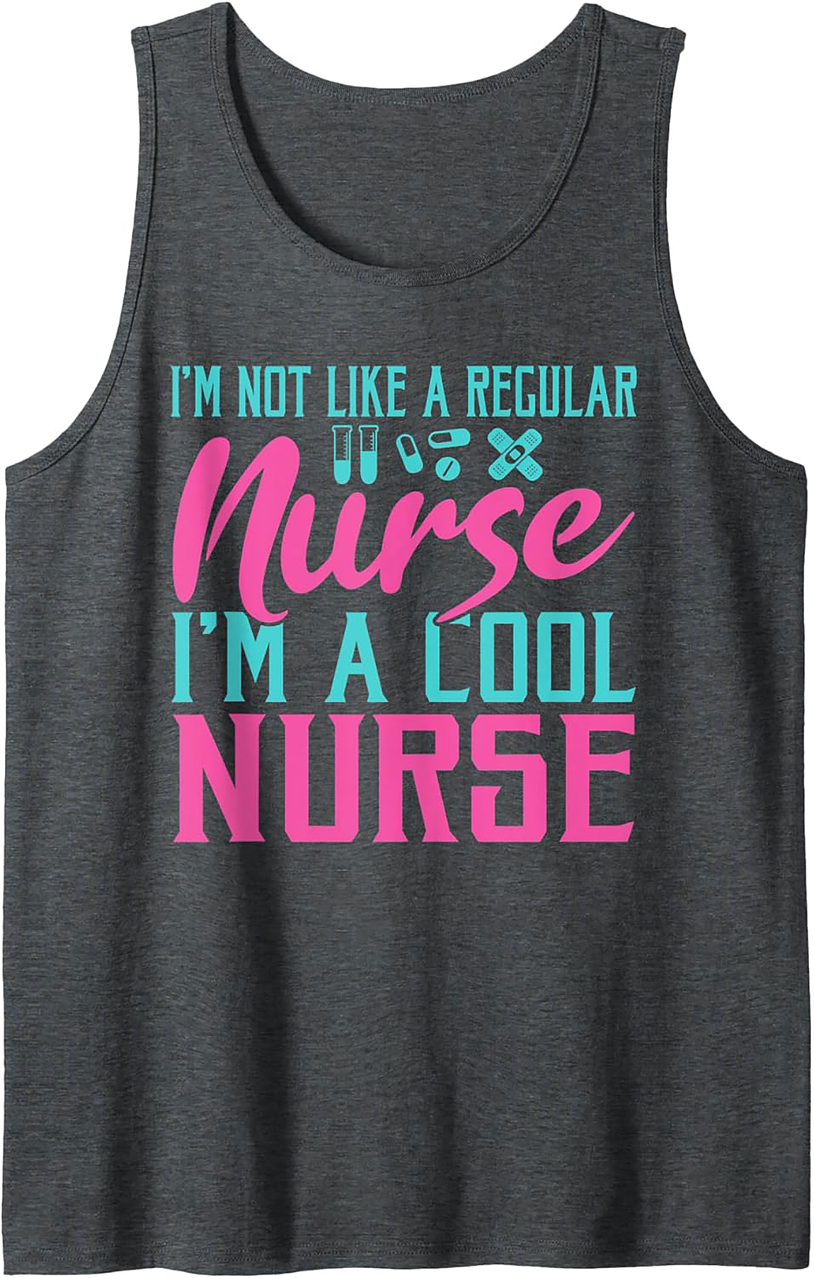 Cool Nurse Graphic Tank Top Funny Nursing Sleeveless Tee