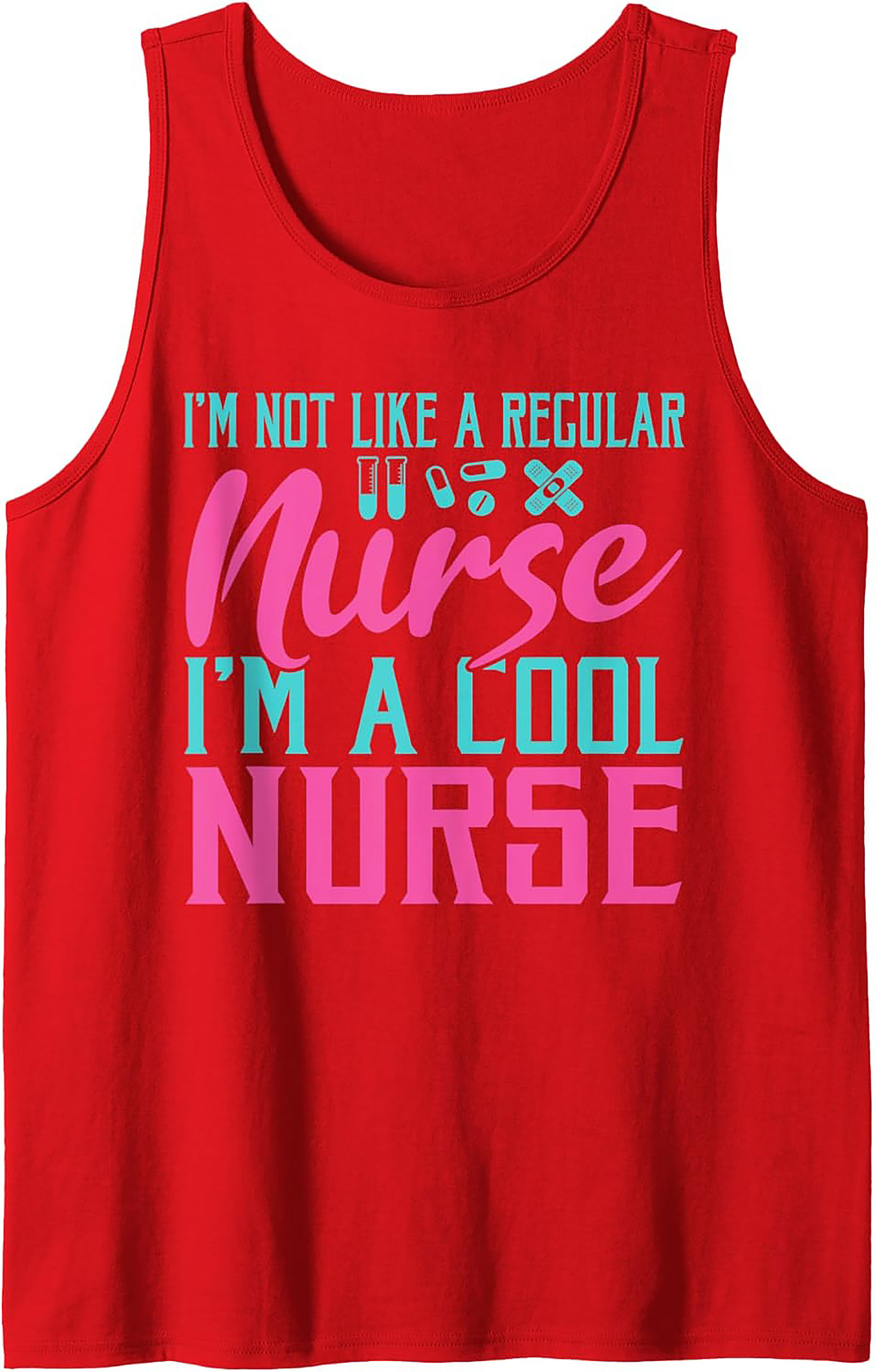 Cool Nurse Graphic Tank Top Funny Nursing Sleeveless Tee