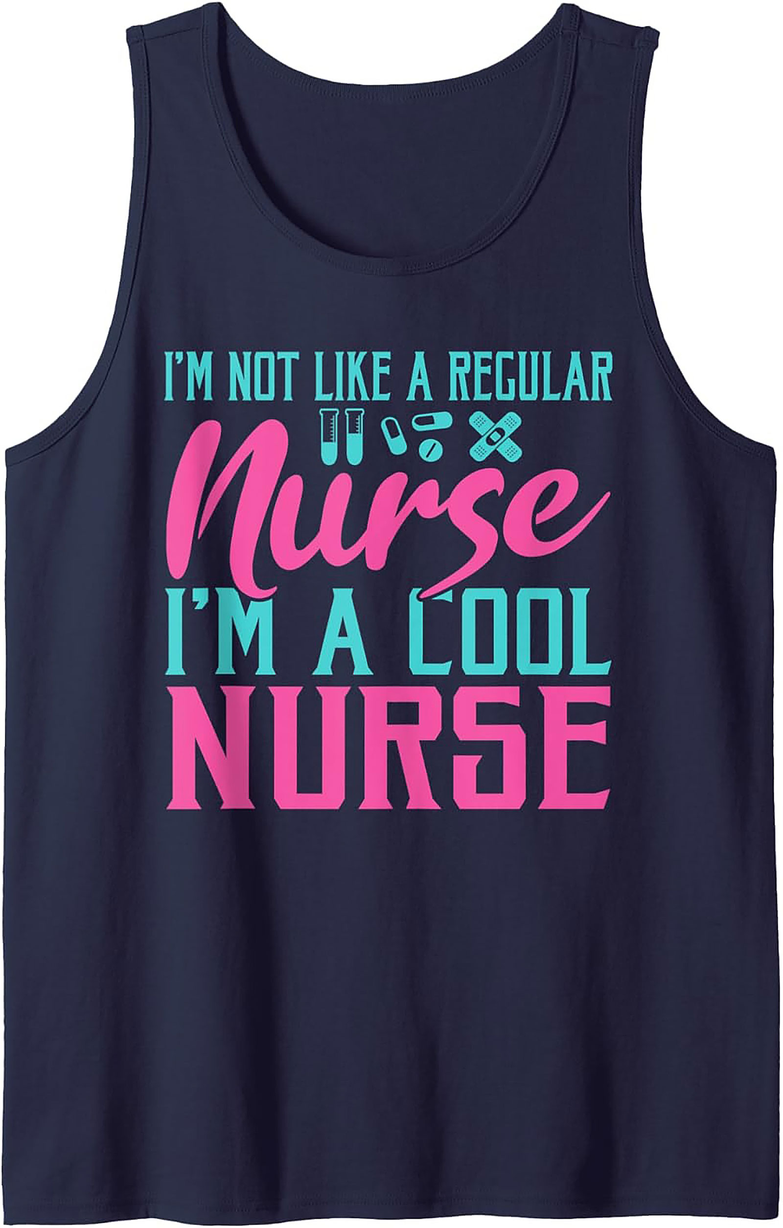 Cool Nurse Graphic Tank Top Funny Nursing Sleeveless Tee