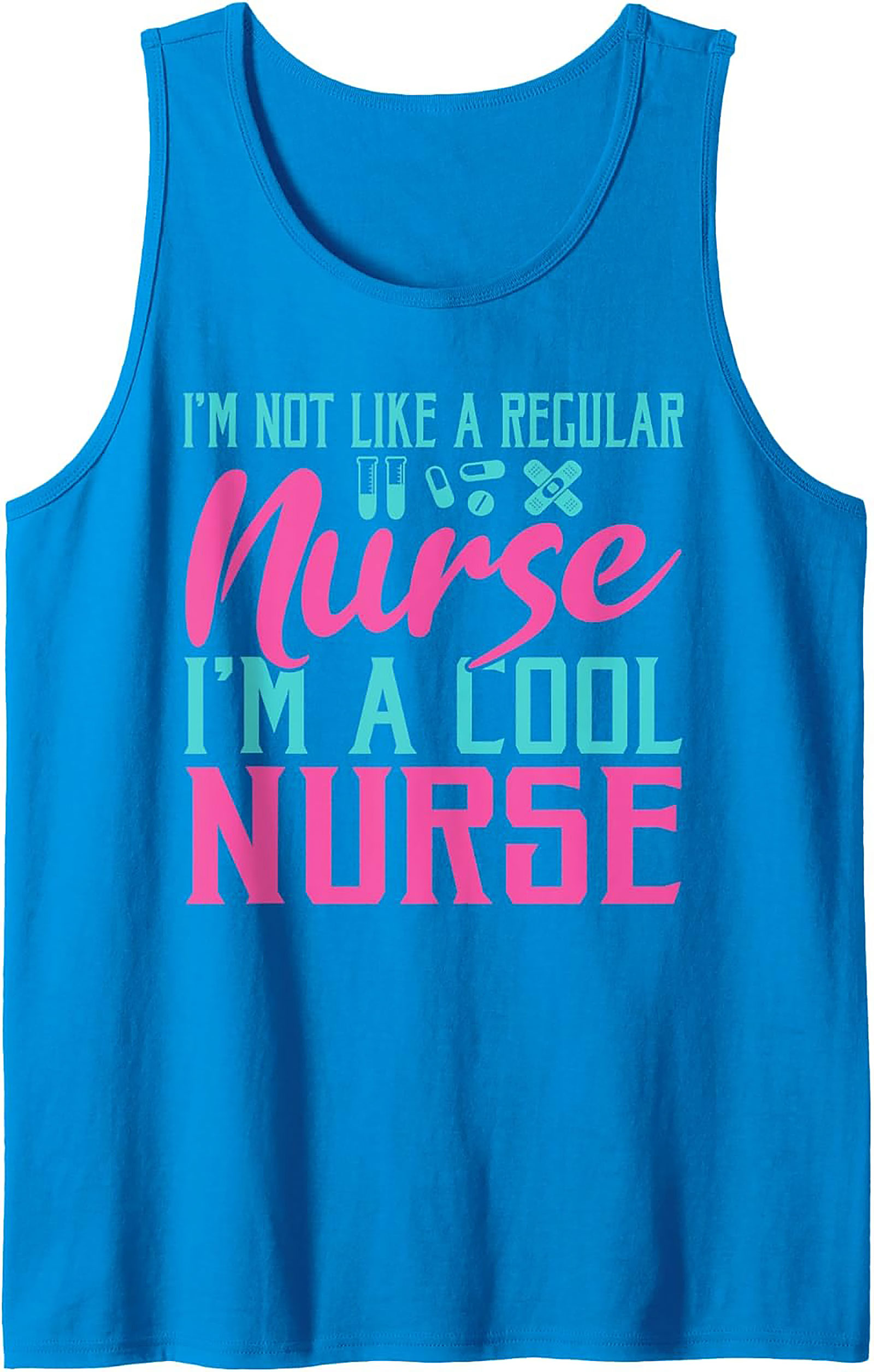 Cool Nurse Graphic Tank Top Funny Nursing Sleeveless Tee