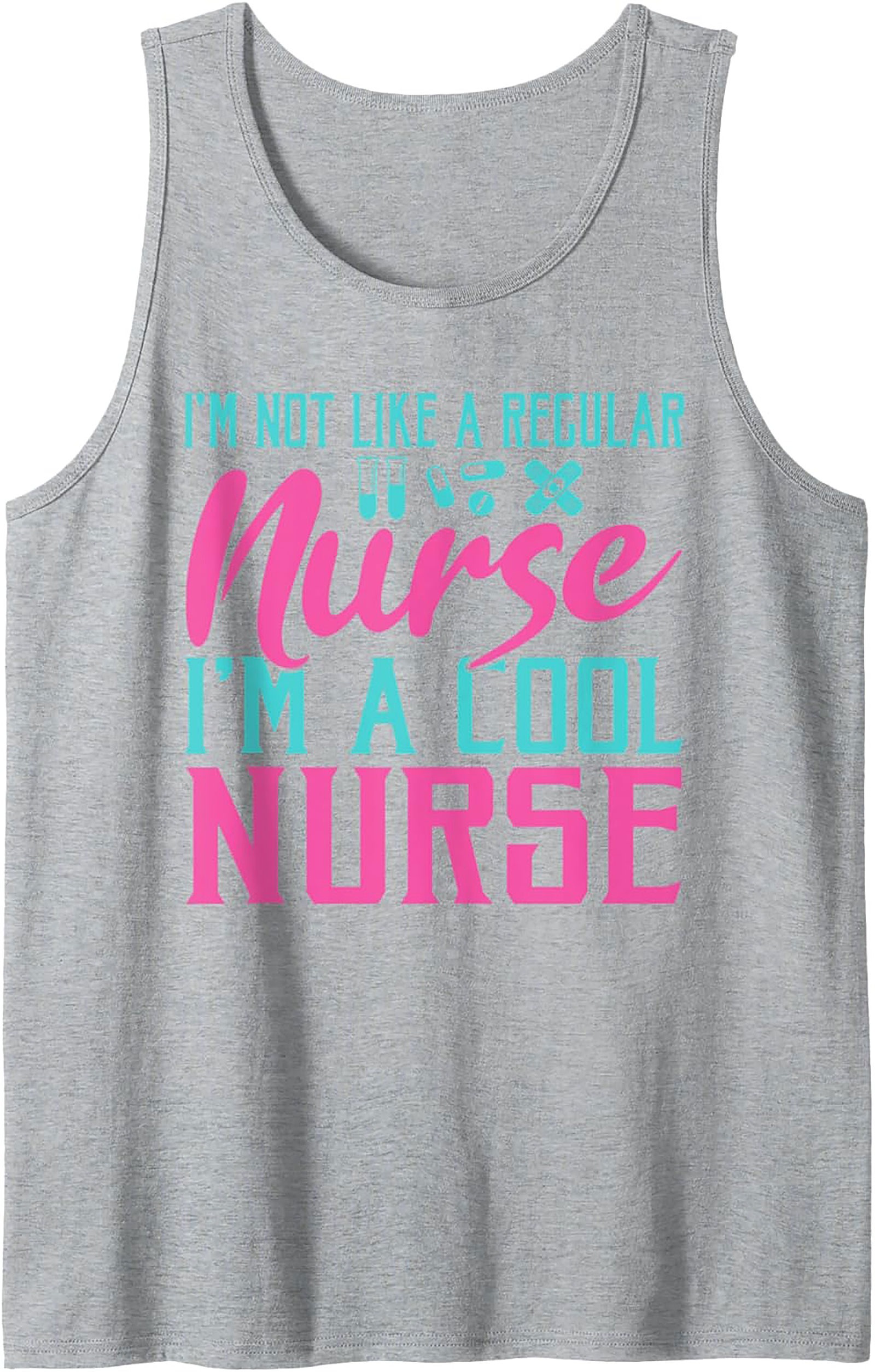 Cool Nurse Graphic Tank Top Funny Nursing Sleeveless Tee