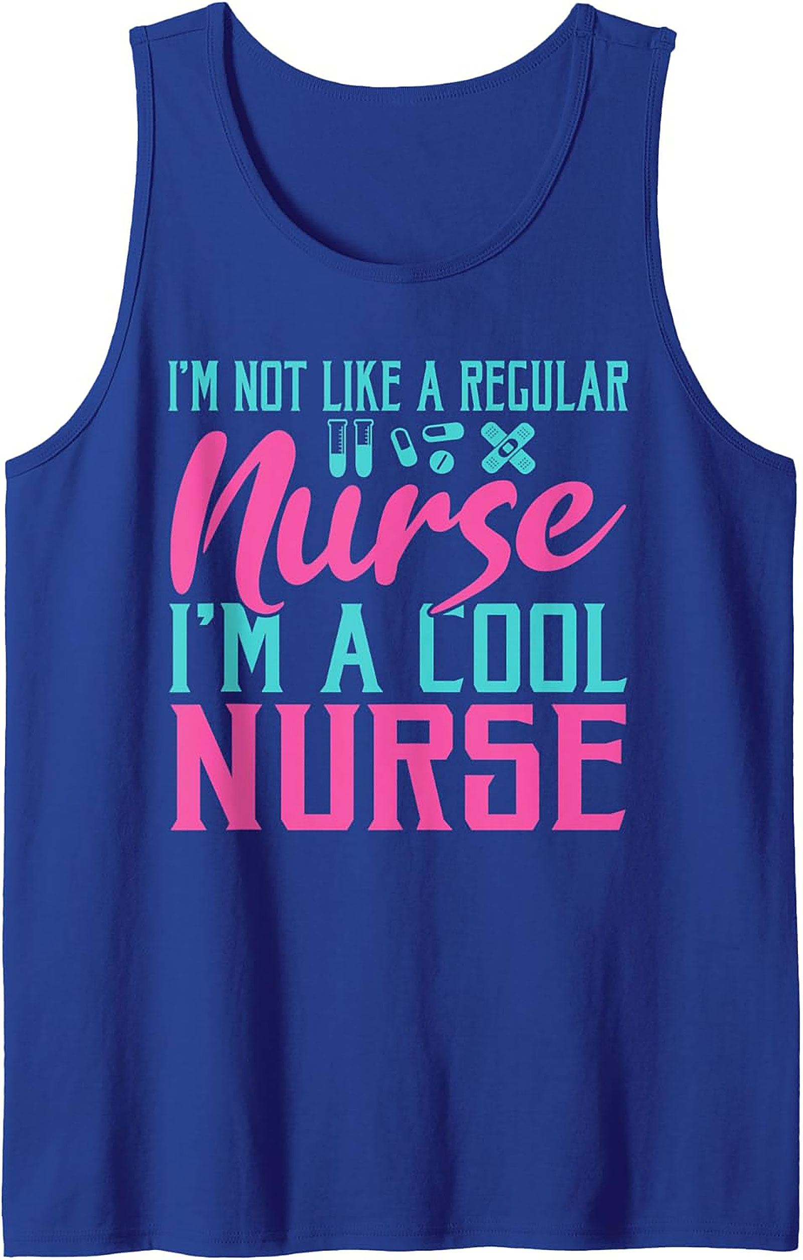 Cool Nurse Graphic Tank Top Funny Nursing Sleeveless Tee