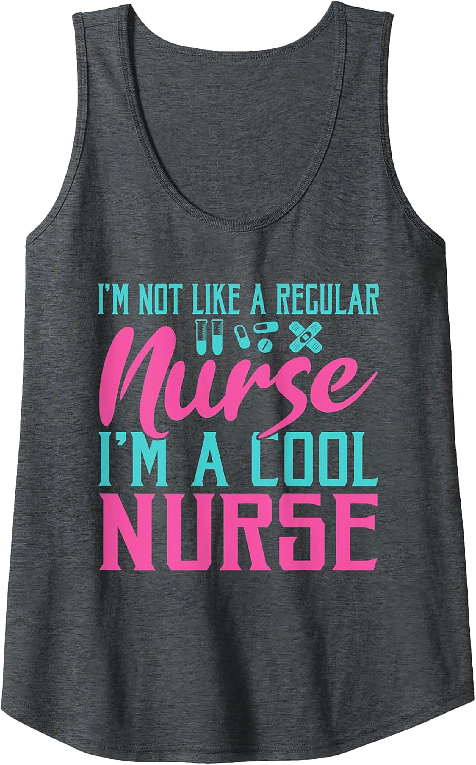 Cool Nurse Graphic Tank Top Funny Nursing Sleeveless Tee