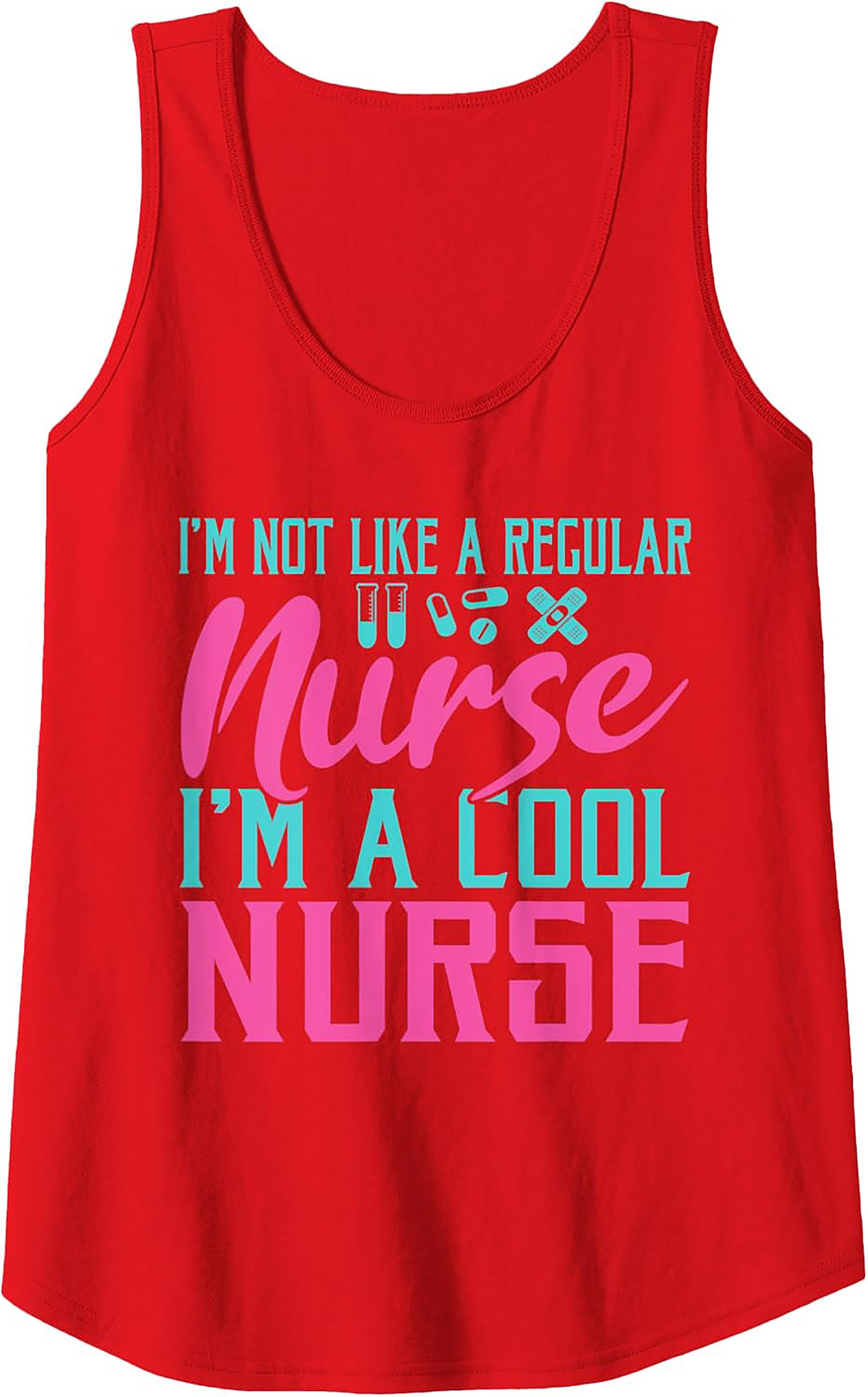 Cool Nurse Graphic Tank Top Funny Nursing Sleeveless Tee