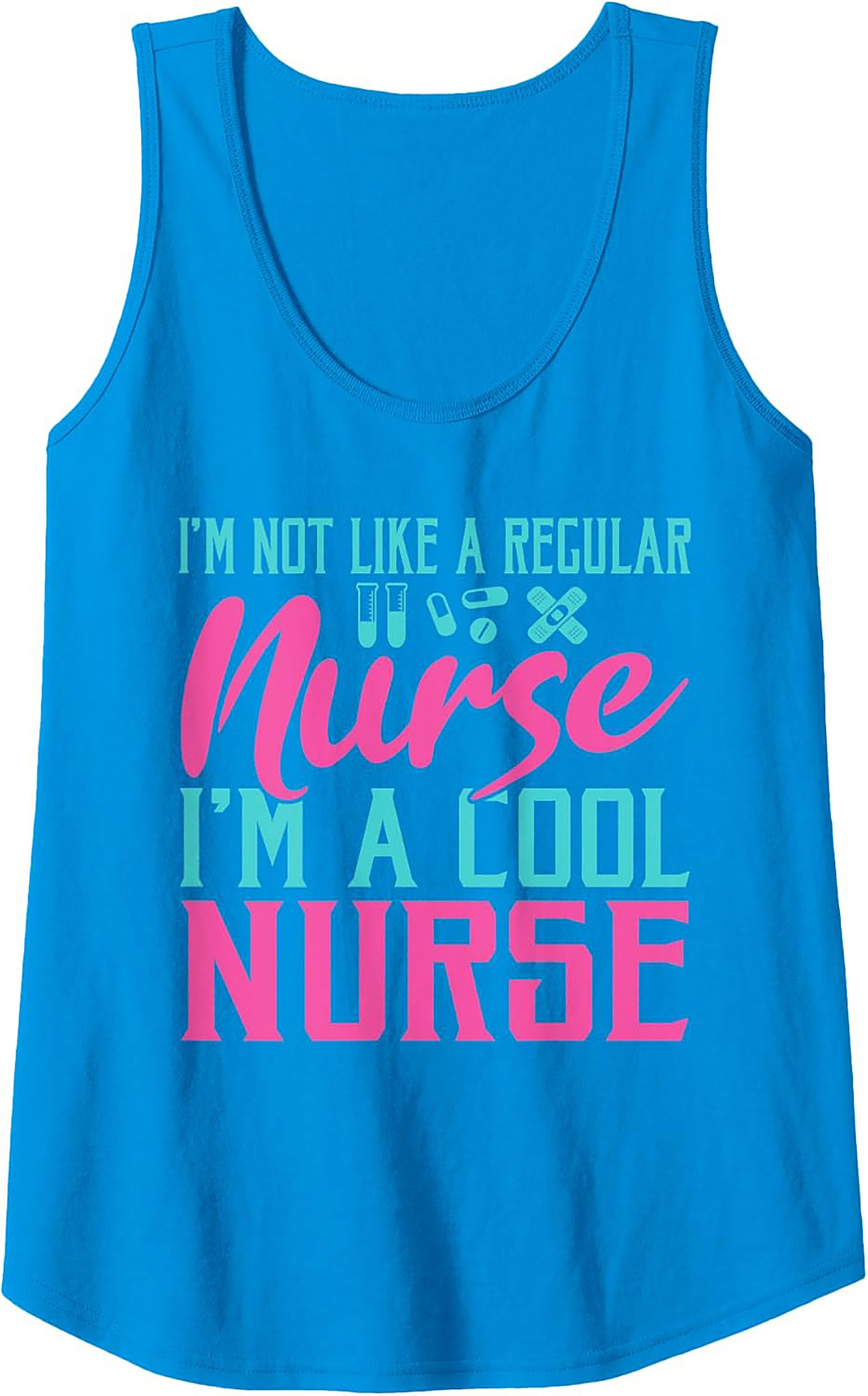 Cool Nurse Graphic Tank Top Funny Nursing Sleeveless Tee