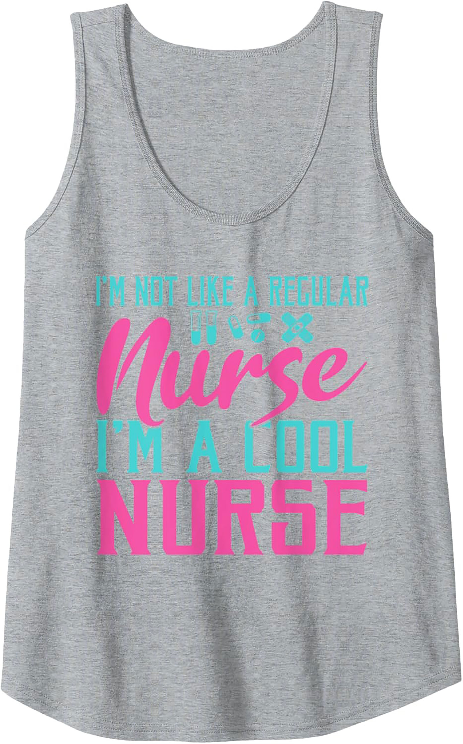 Cool Nurse Graphic Tank Top Funny Nursing Sleeveless Tee
