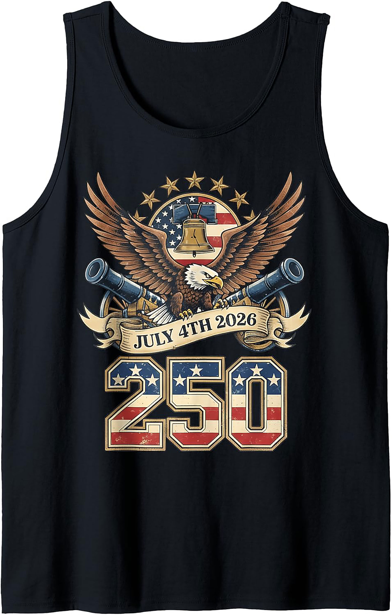 250th Anniversary July 4th 2026 Patriotic Tank Top