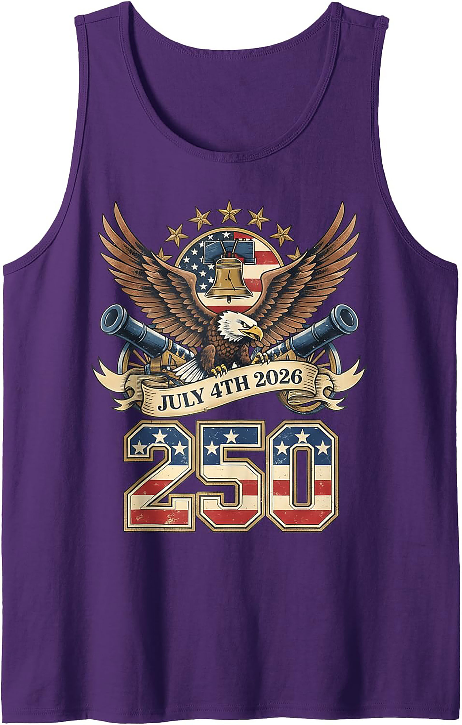 250th Anniversary July 4th 2026 Patriotic Tank Top