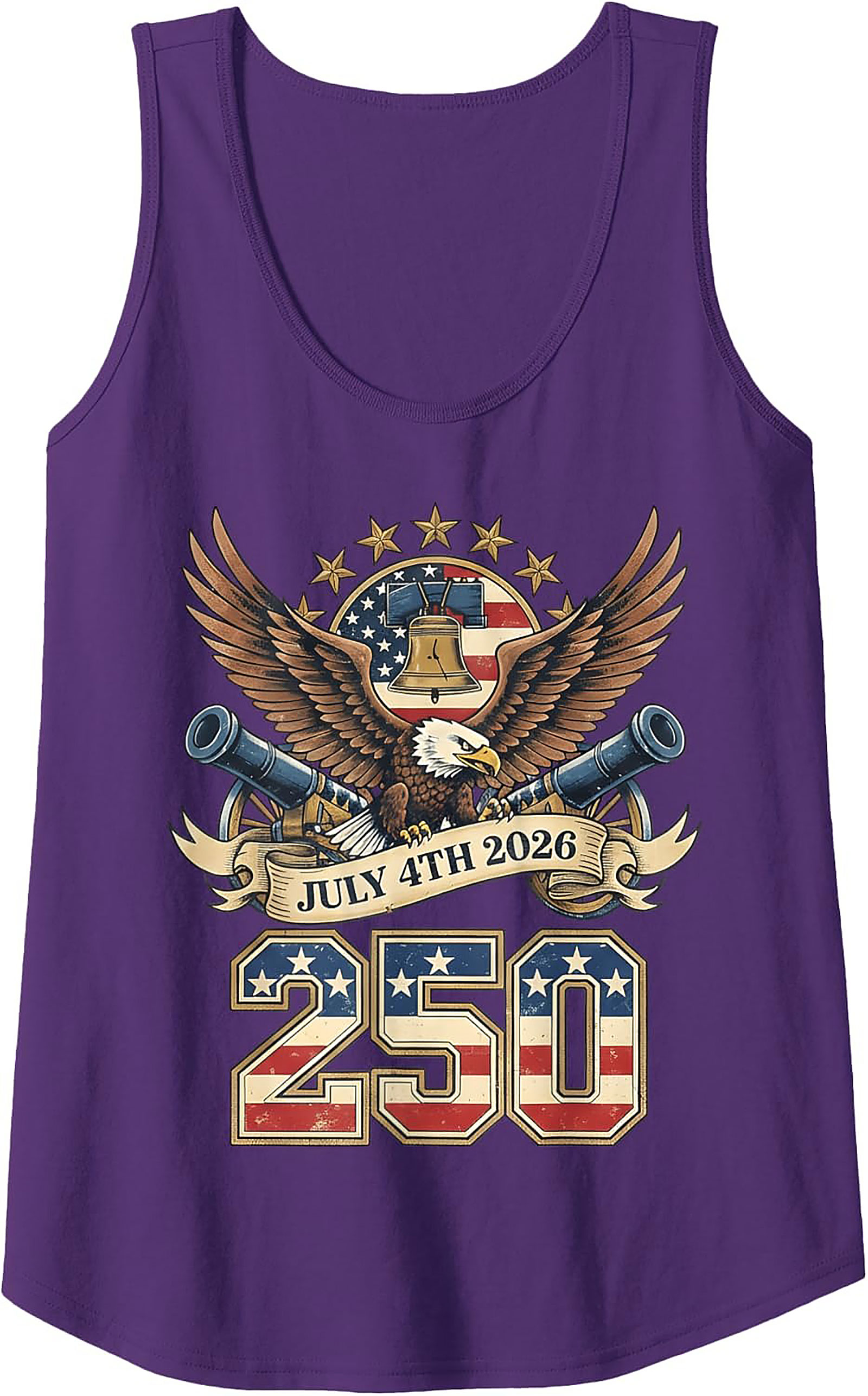 250th Anniversary July 4th 2026 Patriotic Tank Top