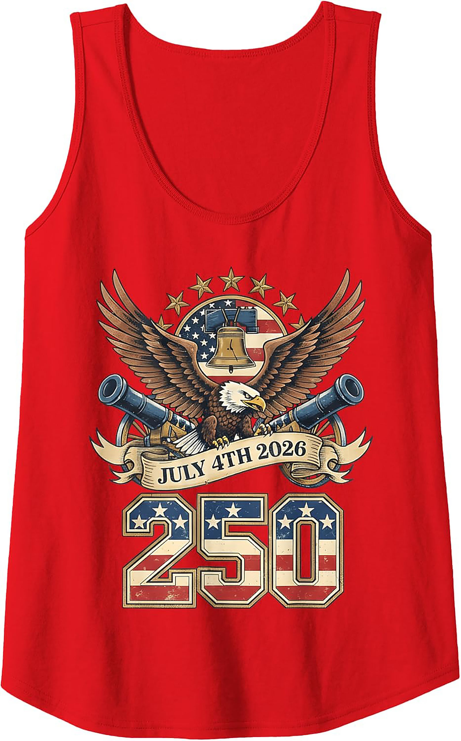 250th Anniversary July 4th 2026 Patriotic Tank Top