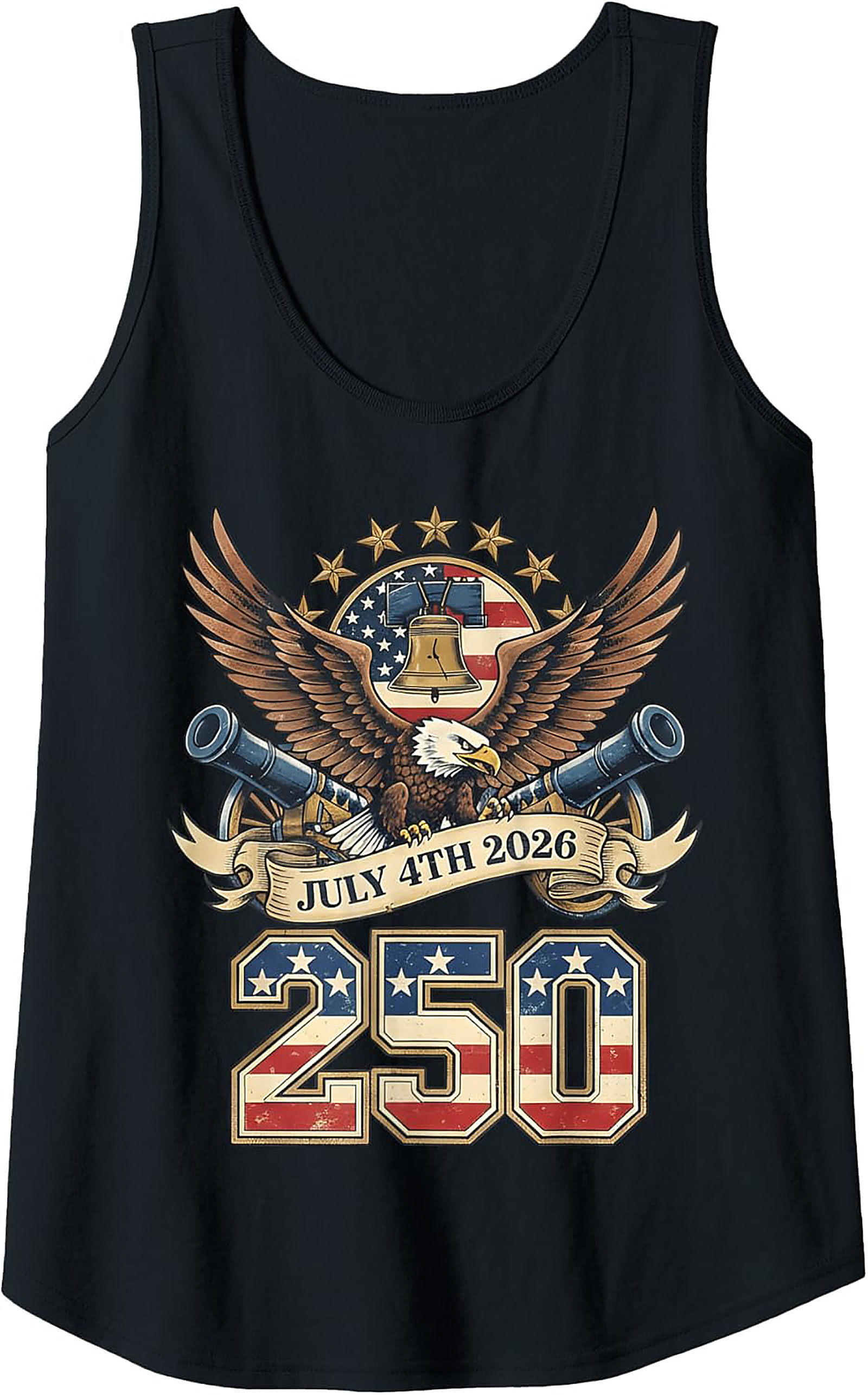 250th Anniversary July 4th 2026 Patriotic Tank Top