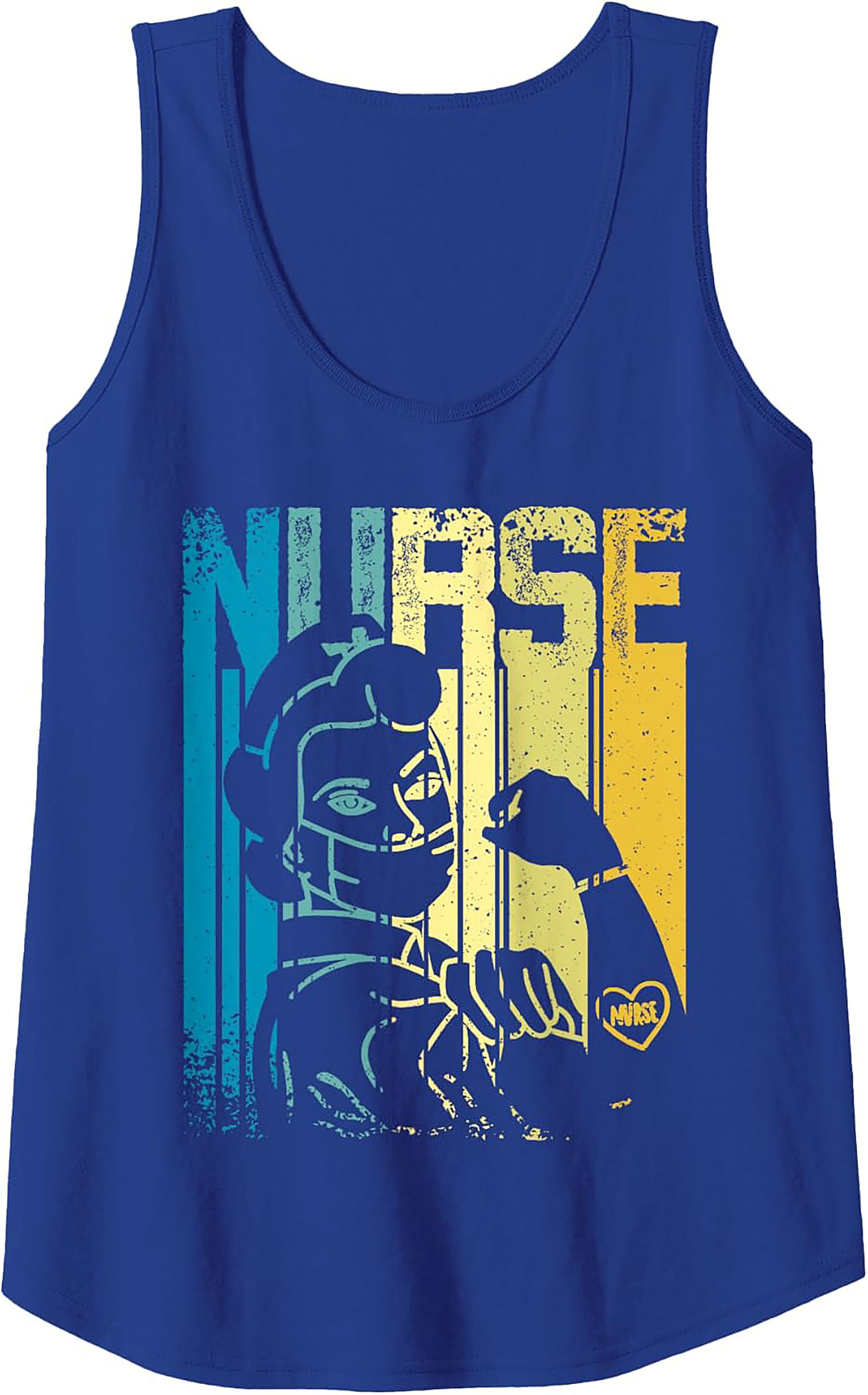 Retro Nurse Graphic Tank Top Vintage Healthcare Sleeveless Tee