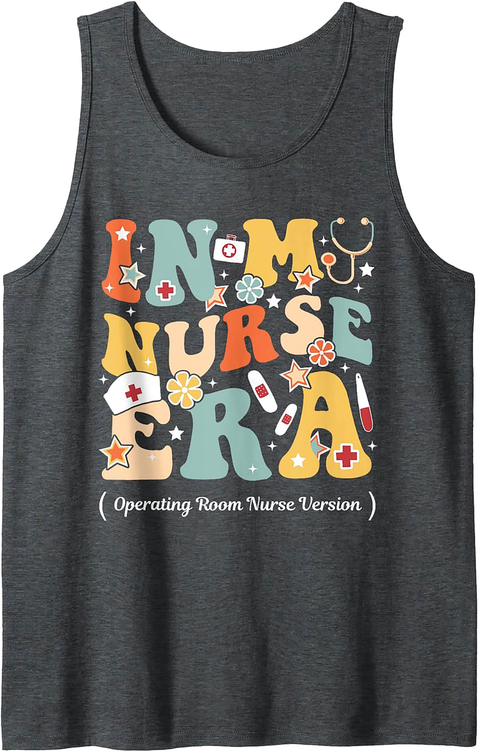 OR Nurse Era Tank Top Retro Operating Room Graphic Tank