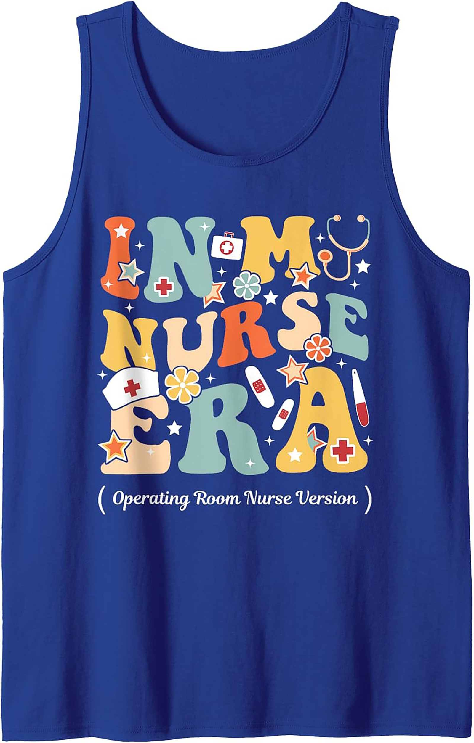 OR Nurse Era Tank Top Retro Operating Room Graphic Tank