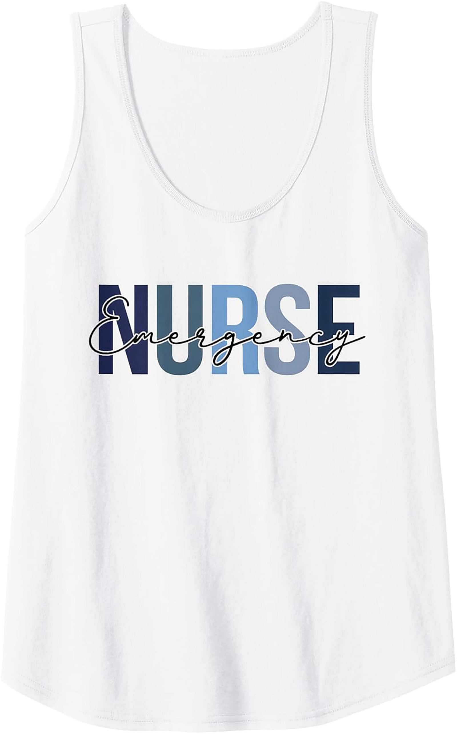  Emergency Nurse Tank Top ER Nursing Sleeveless Tee
