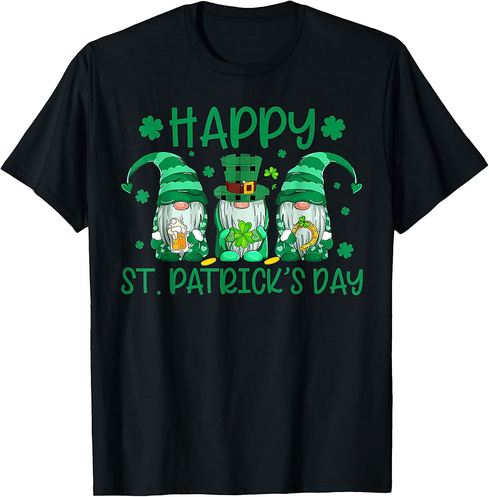 Happy St. Patrick's Day Gnome T-Shirt | Lucky Irish Graphic Tee