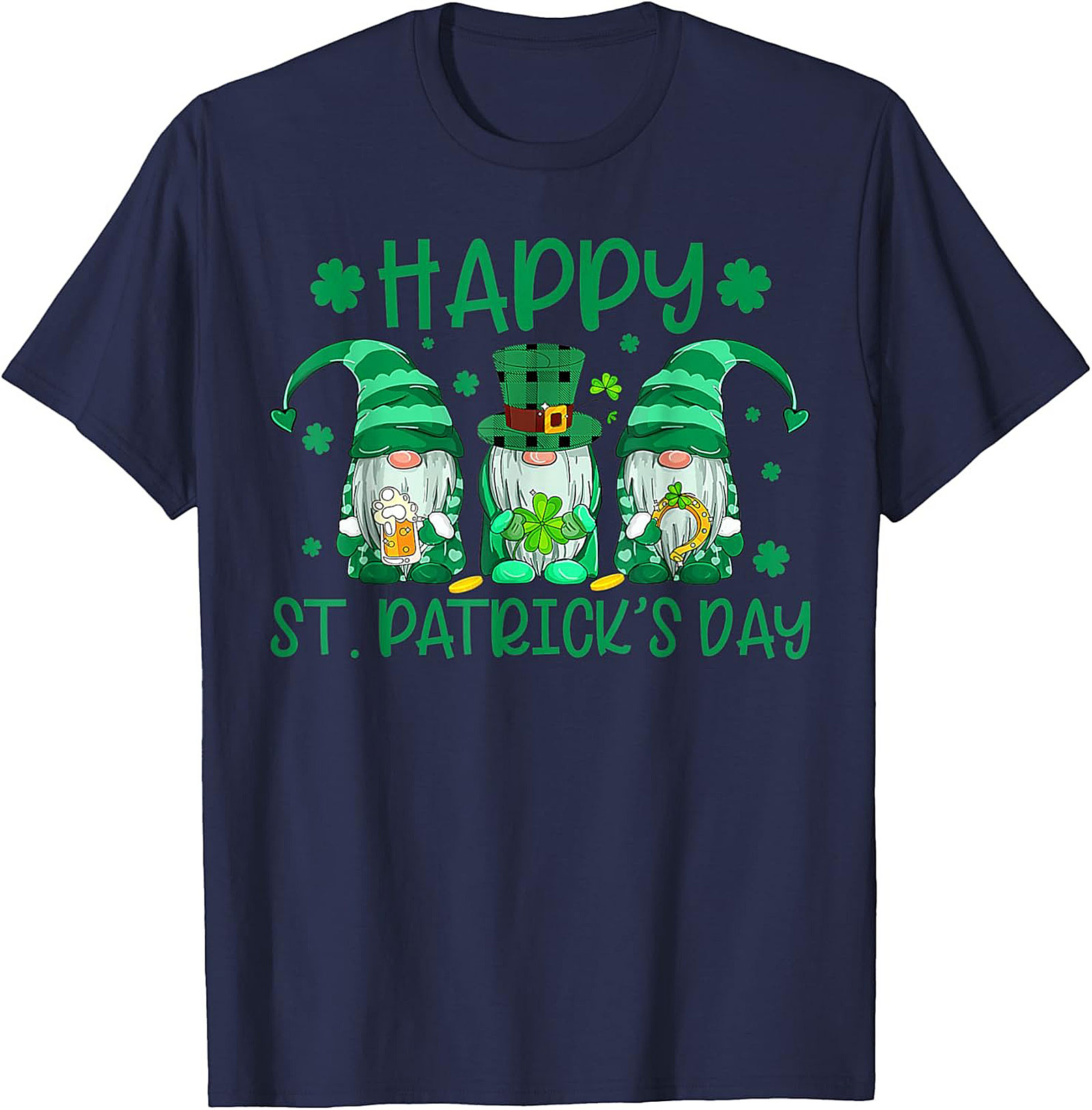Happy St. Patrick's Day Gnome T-Shirt | Lucky Irish Graphic Tee