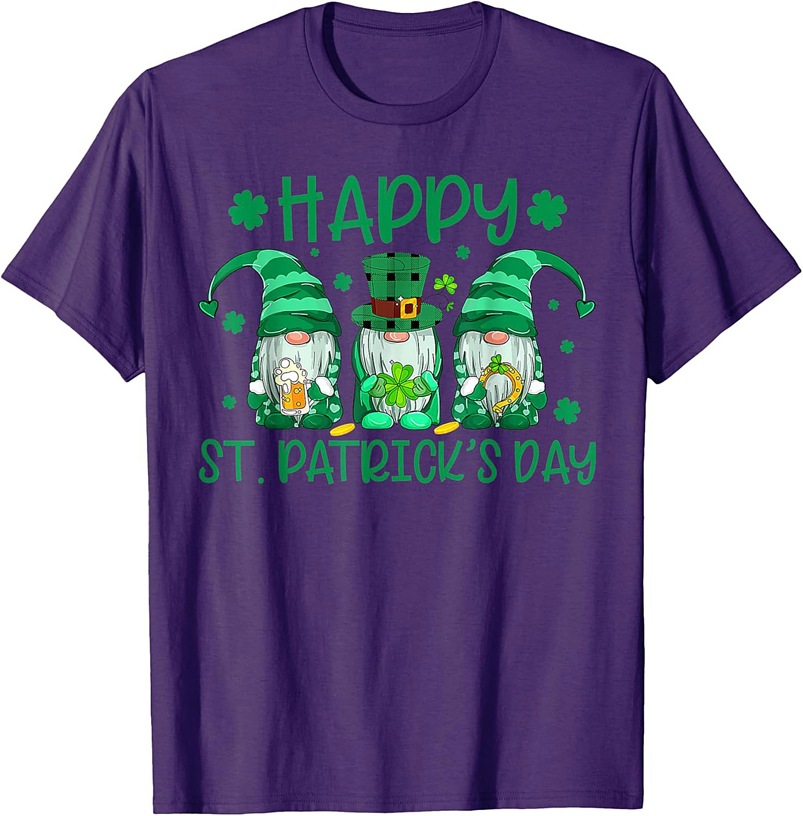 Happy St. Patrick's Day Gnome T-Shirt | Lucky Irish Graphic Tee