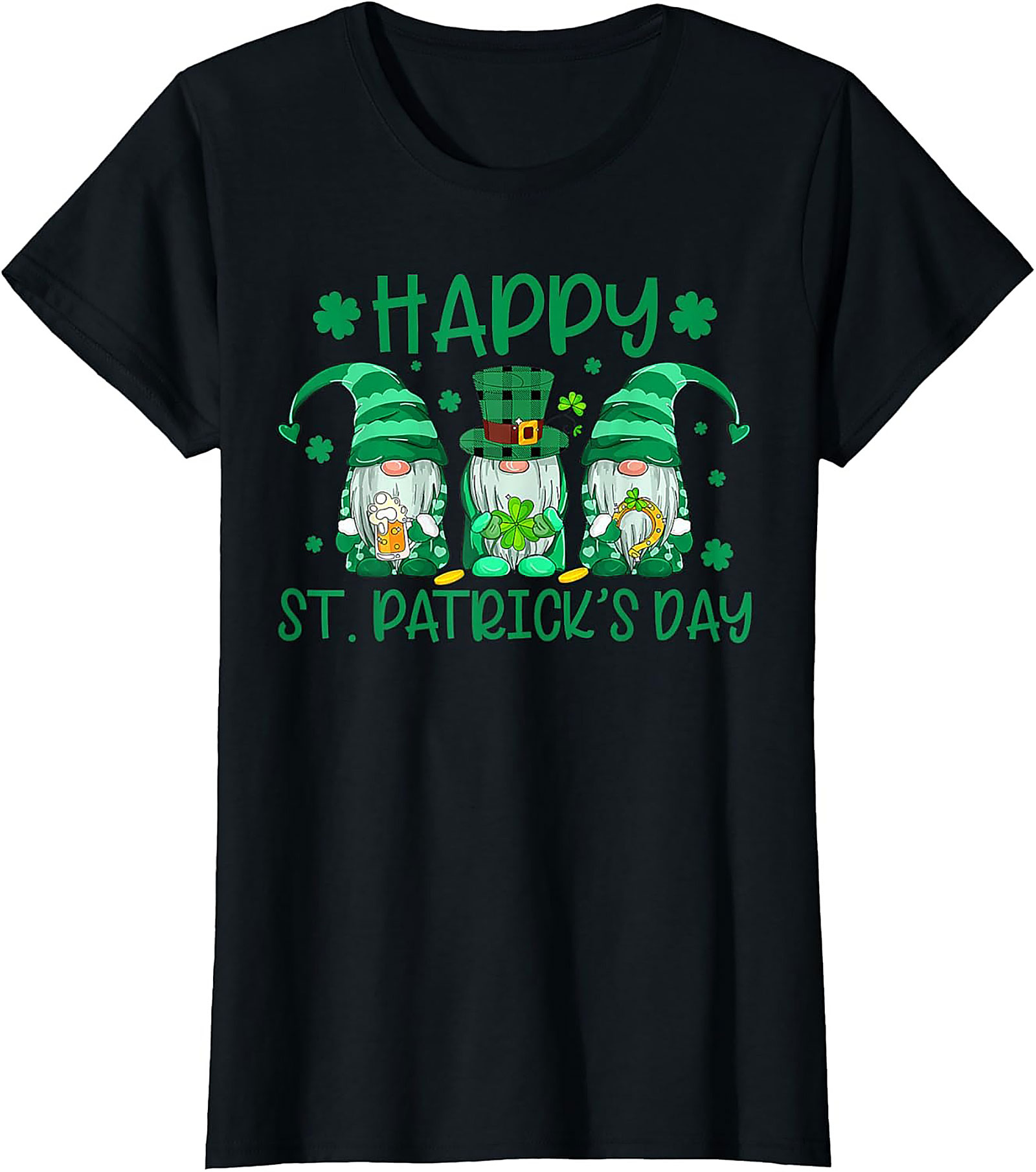 Happy St. Patrick's Day Gnome T-Shirt | Lucky Irish Graphic Tee