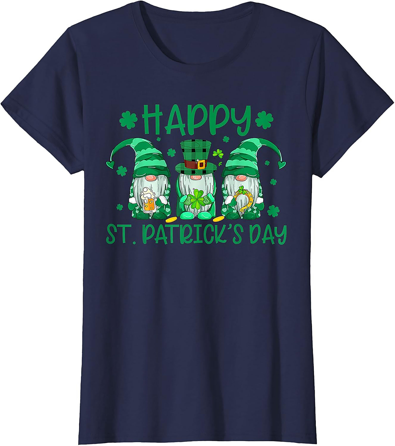Happy St. Patrick's Day Gnome T-Shirt | Lucky Irish Graphic Tee