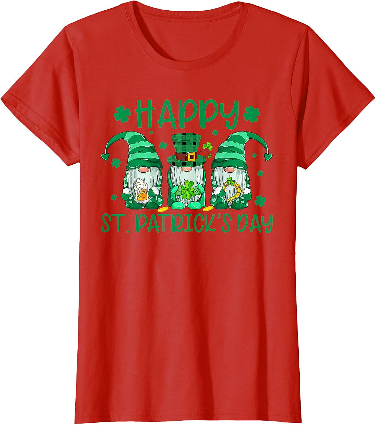 Happy St. Patrick's Day Gnome T-Shirt | Lucky Irish Graphic Tee