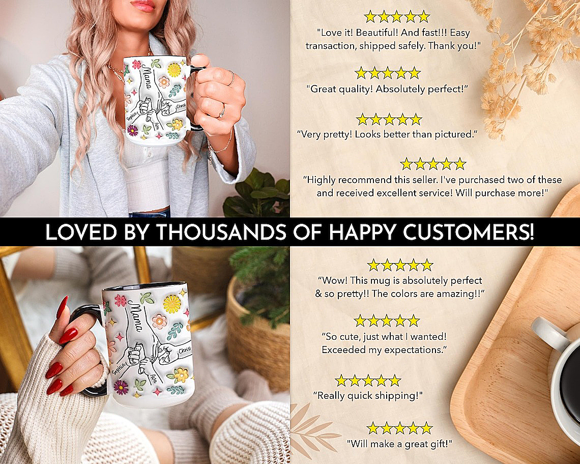 Mom Mug, Mama Mug, Personalized Mom Cup, Custom Mama Cup, Mom Gifts with Kids Names, Mommy Birthday Mothers Day Gifts