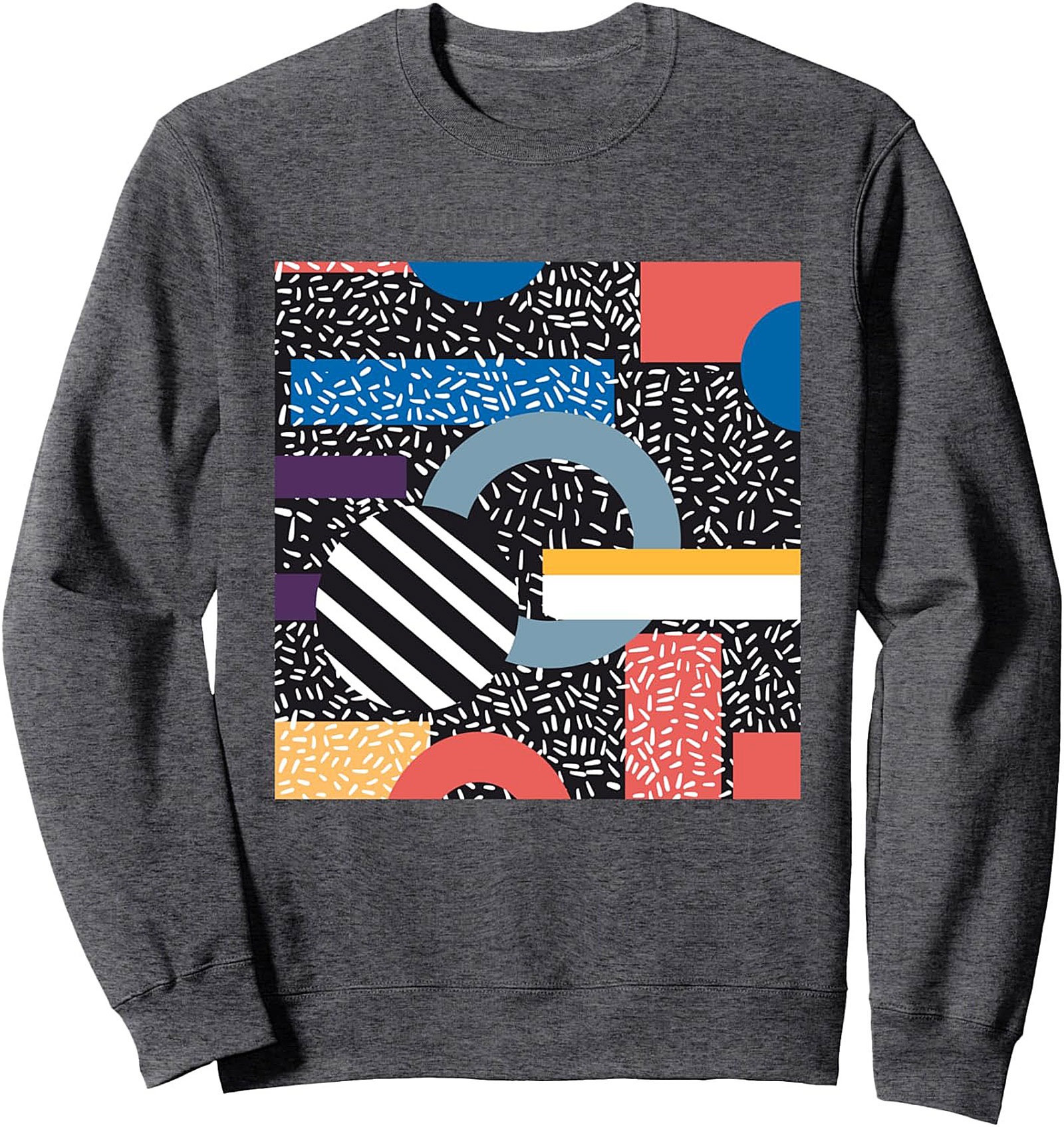 Retro Memphis Pop Art Graphic Sweatshirt