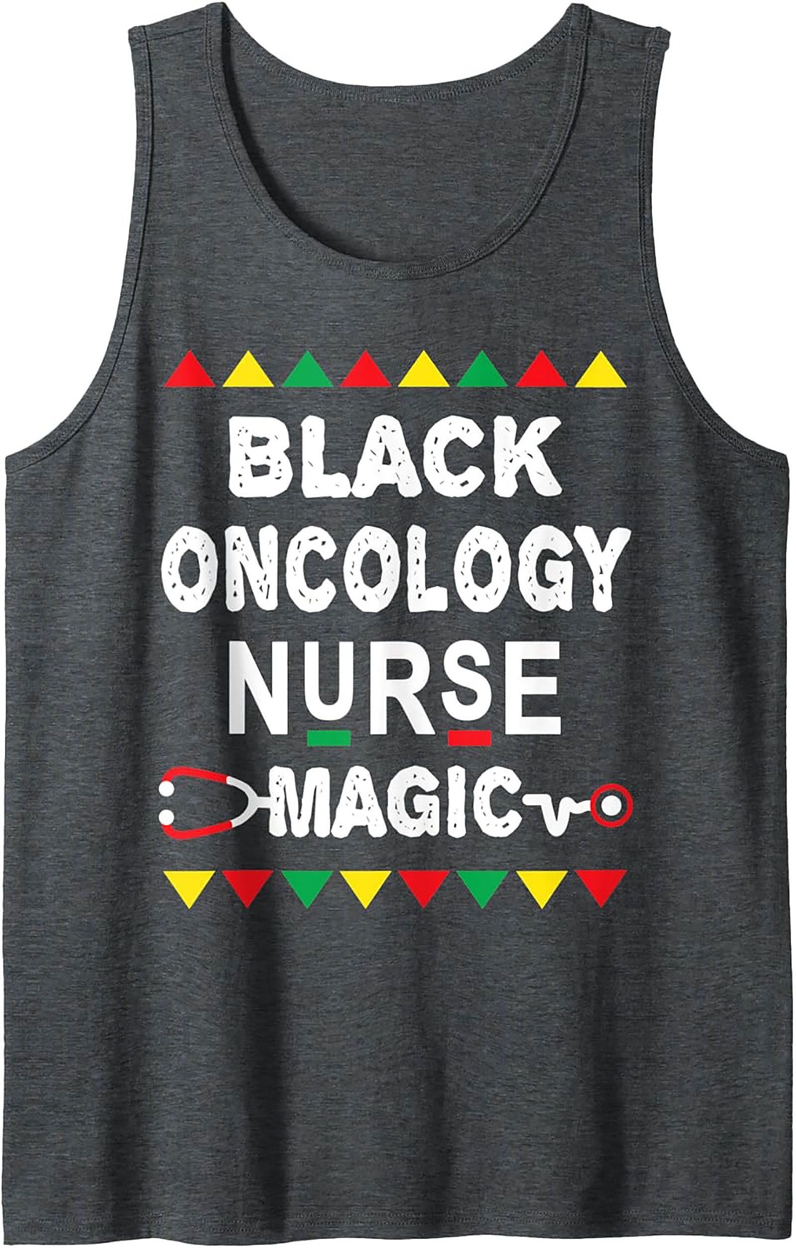  Black Oncology Nurse Magic Tank Top Unisex Graphic Tee