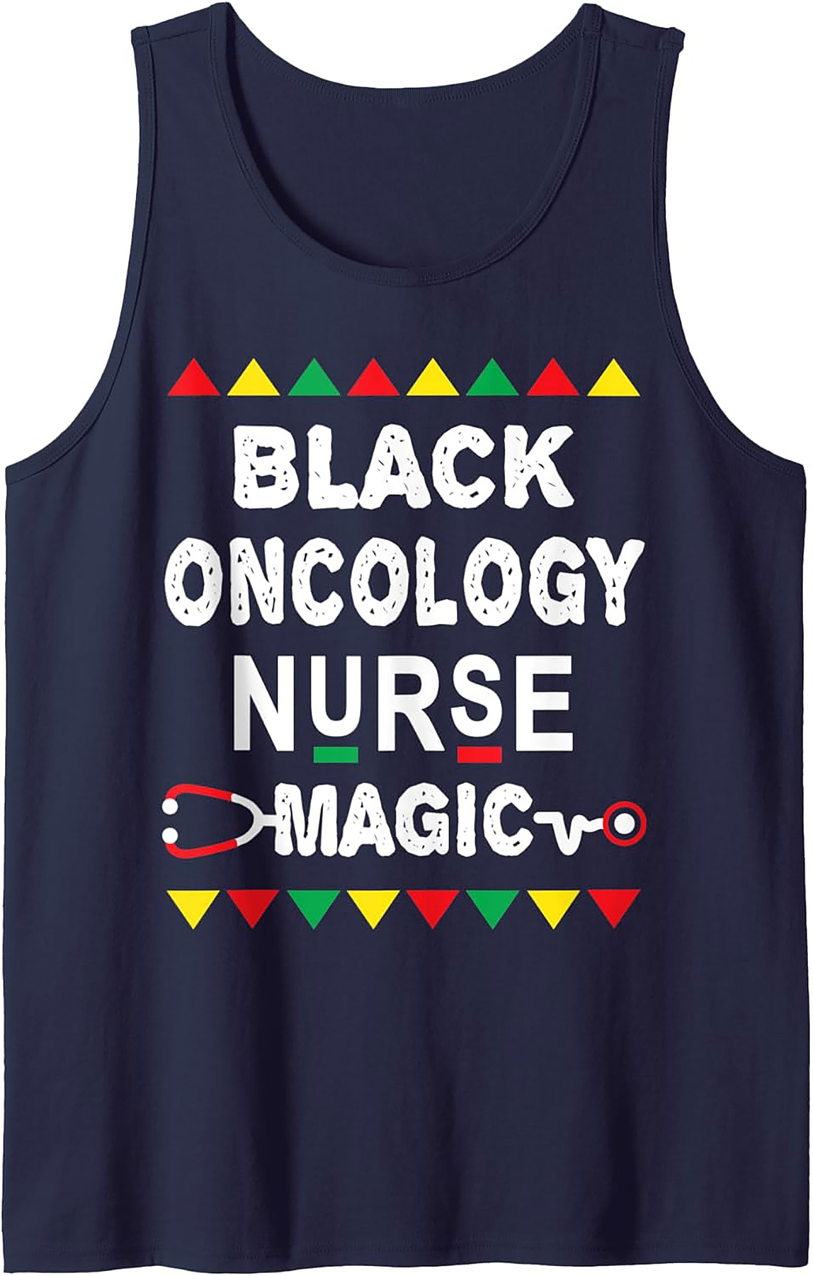  Black Oncology Nurse Magic Tank Top Unisex Graphic Tee
