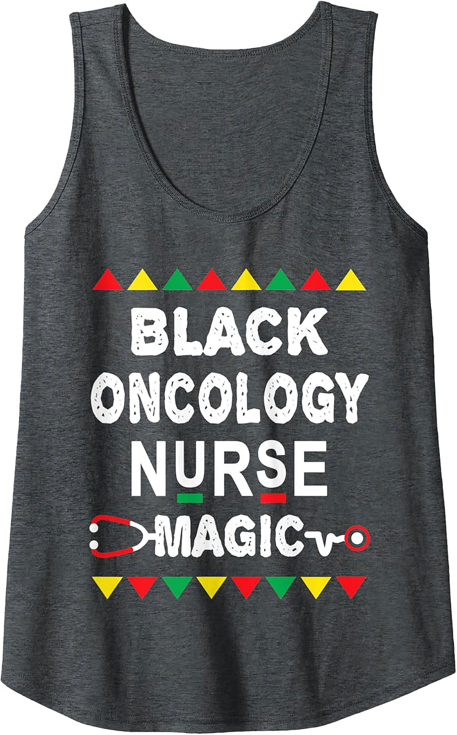  Black Oncology Nurse Magic Tank Top Unisex Graphic Tee