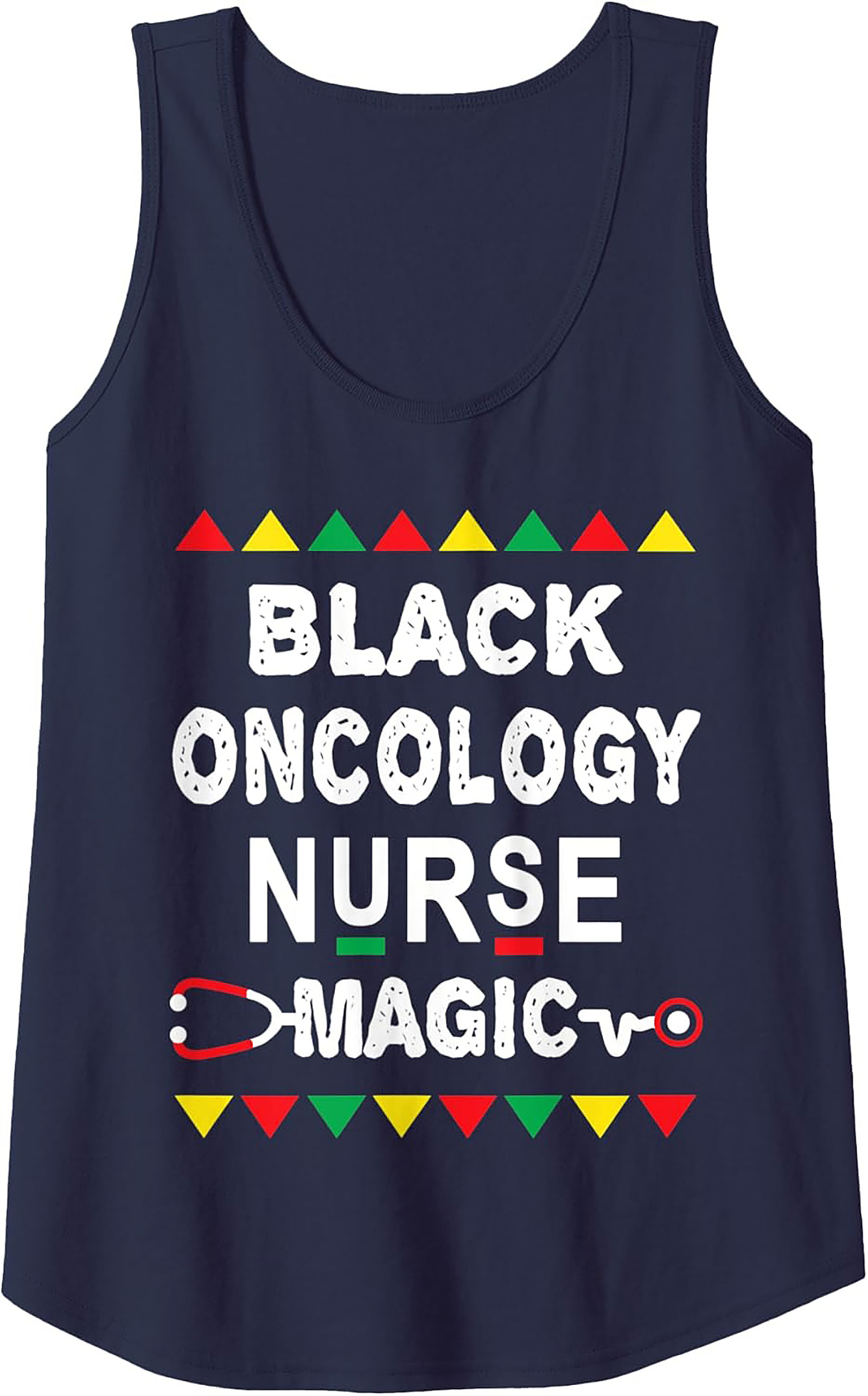  Black Oncology Nurse Magic Tank Top Unisex Graphic Tee